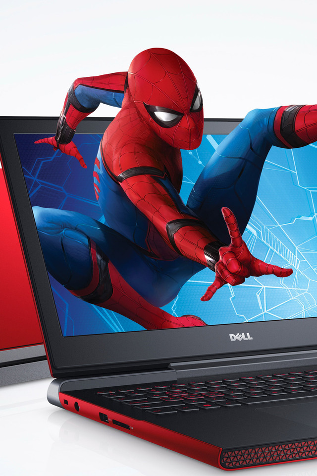 640x960 Dell Spiderman Edition Inspiron 15 7000 iPhone 4