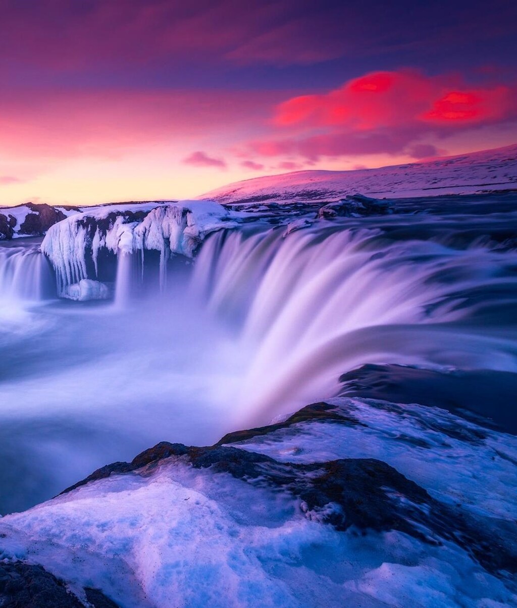 Download Waterfall Iceland Hd 4k Wallpapers In 1024x1204 Screen Resolution