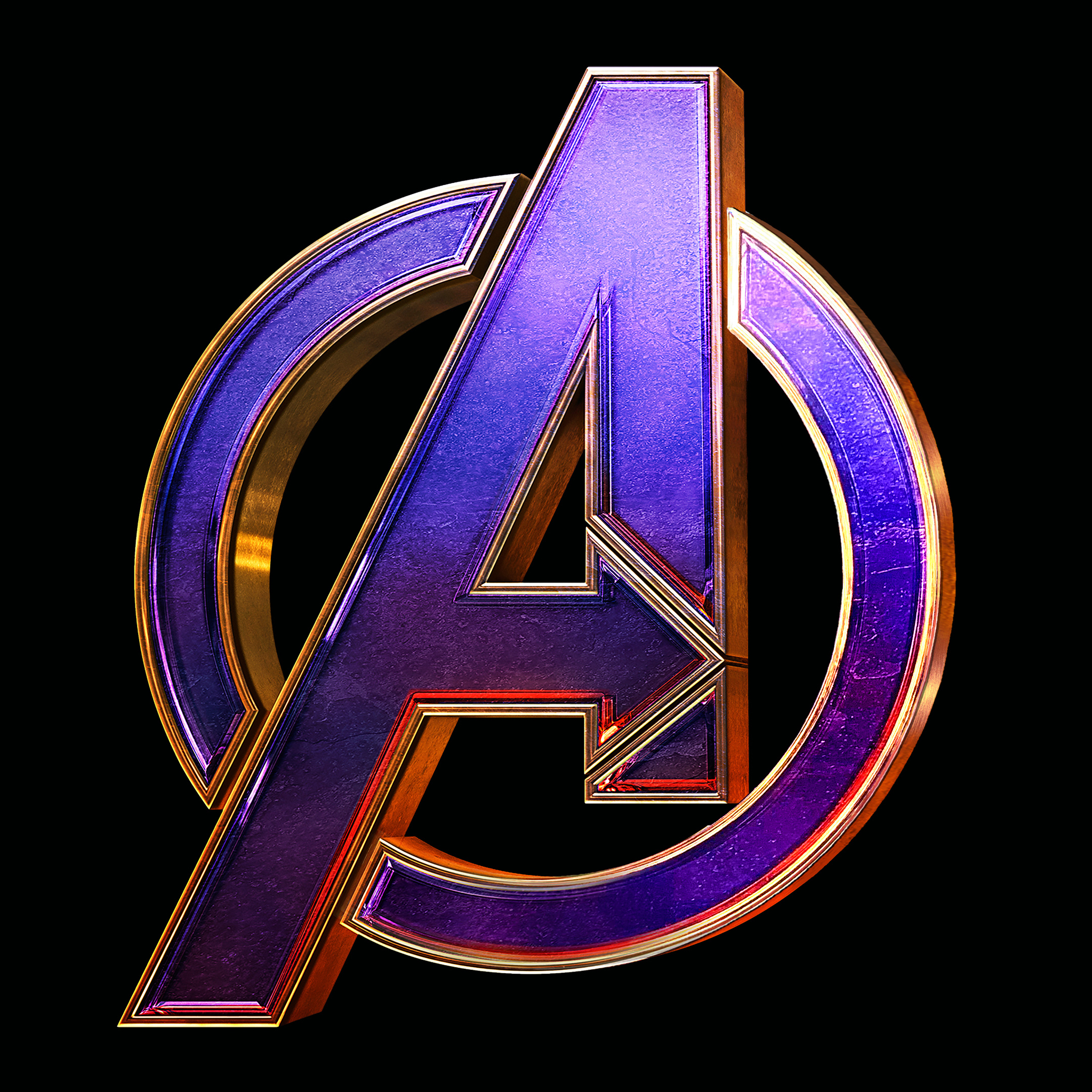 2048x2048 Avengers Endgame Logo 4k Ipad Air HD 4k ...