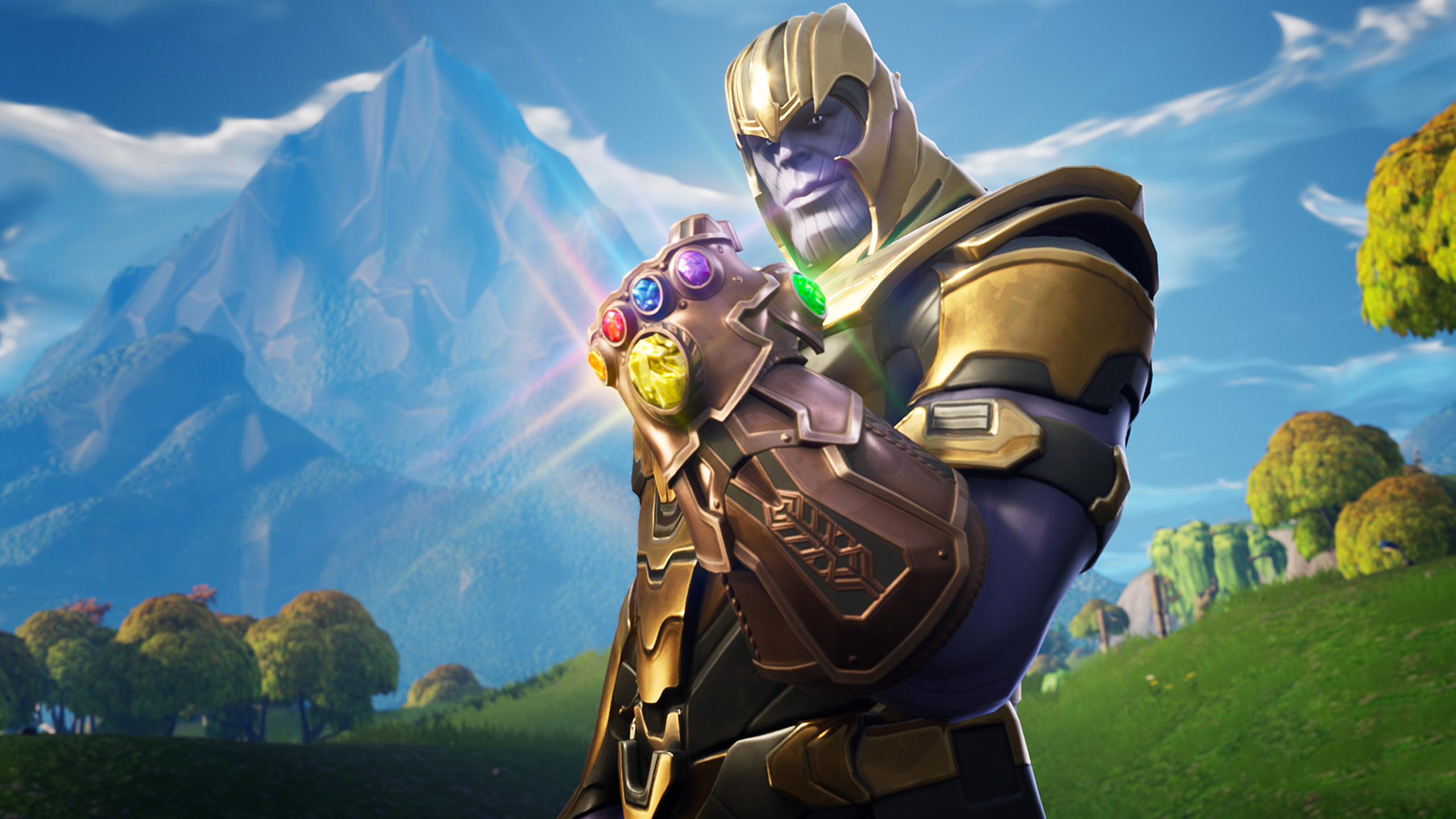 2560x1440 Thanos In Fortnite Battle Royale 1440p Resolution