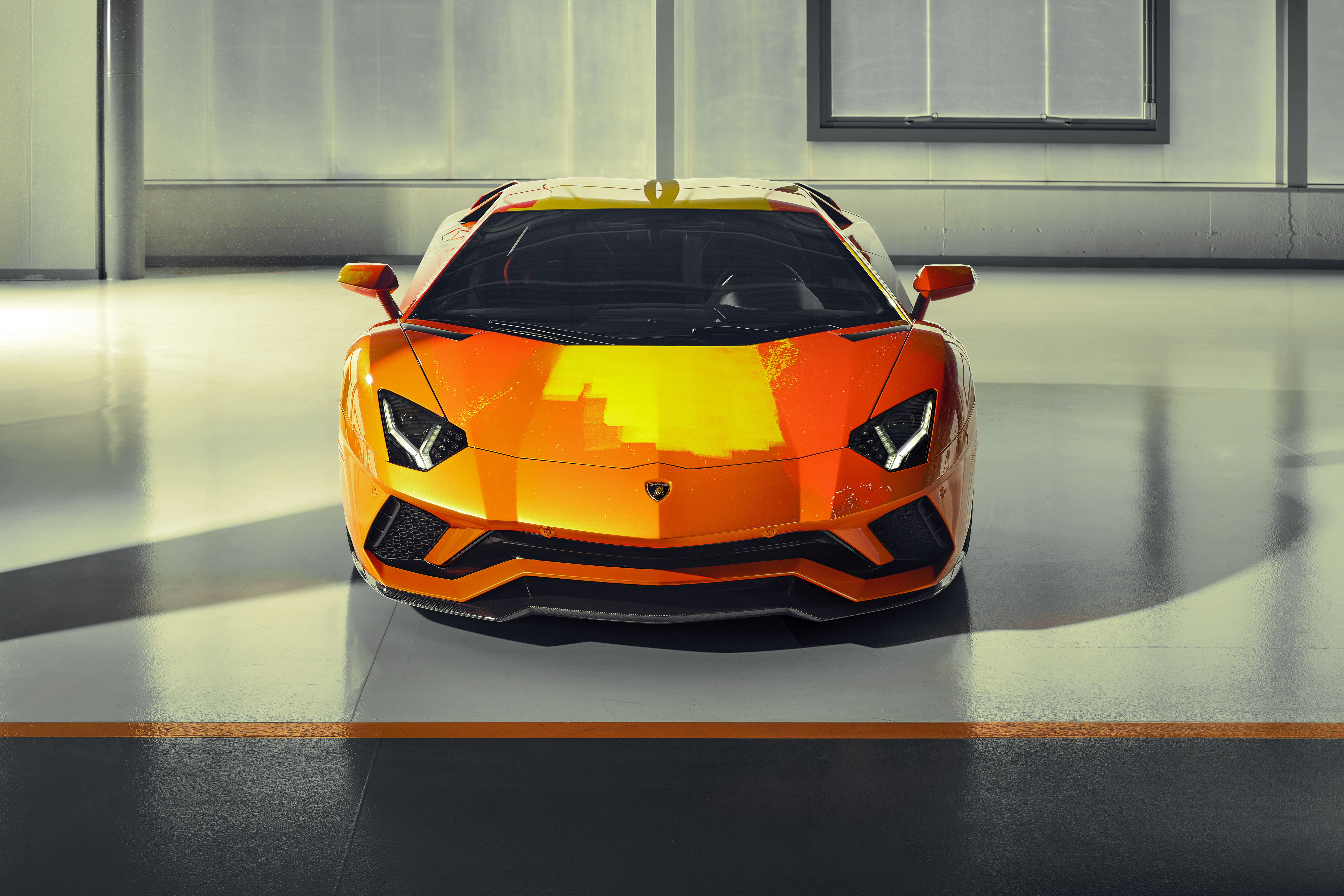 2019 Lamborghini Aventador S Front View, HD Cars, 4k ...