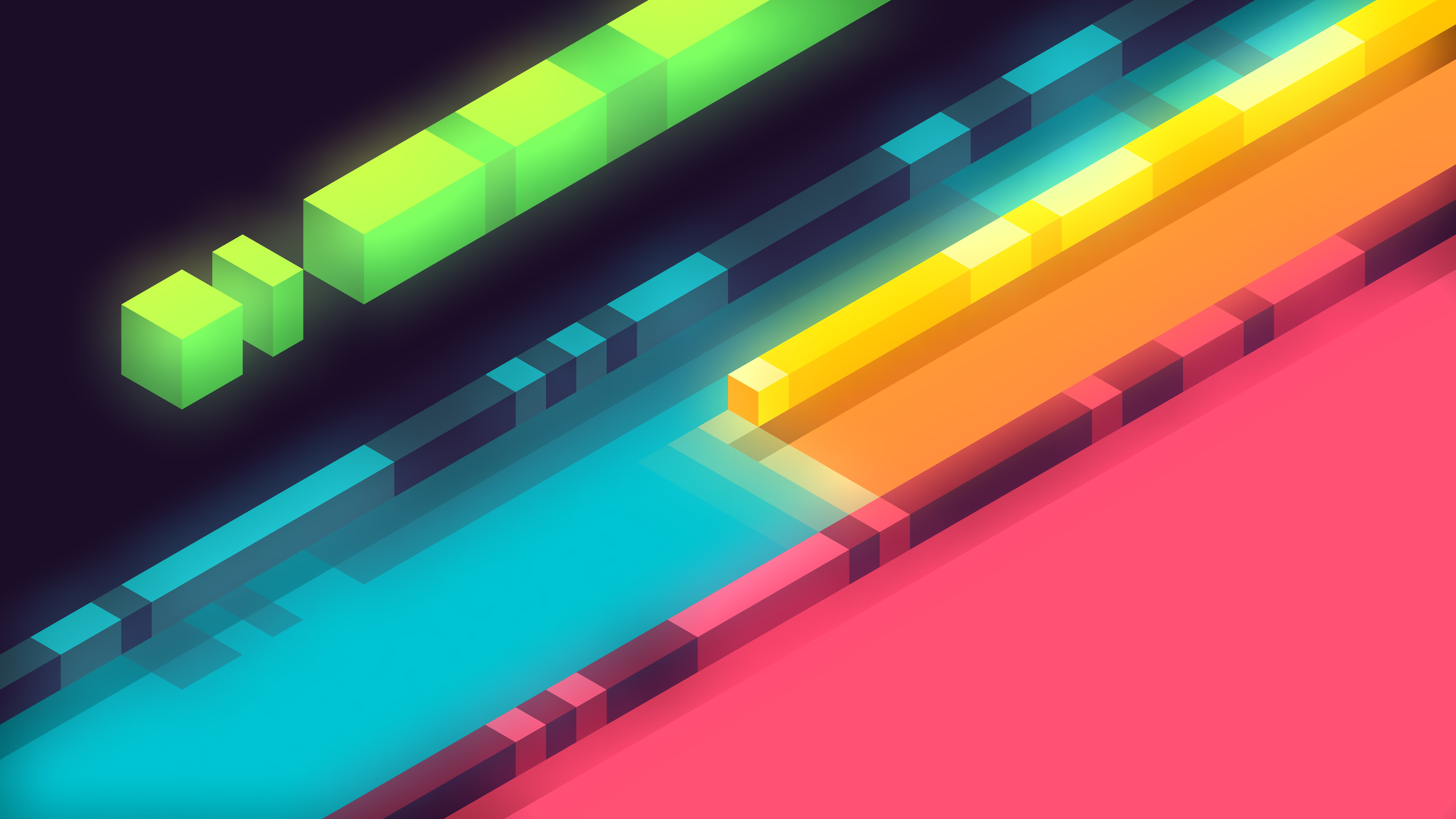 3d Abstract Colorful Shapes Minimalist 5k, HD 3D, 4k ...