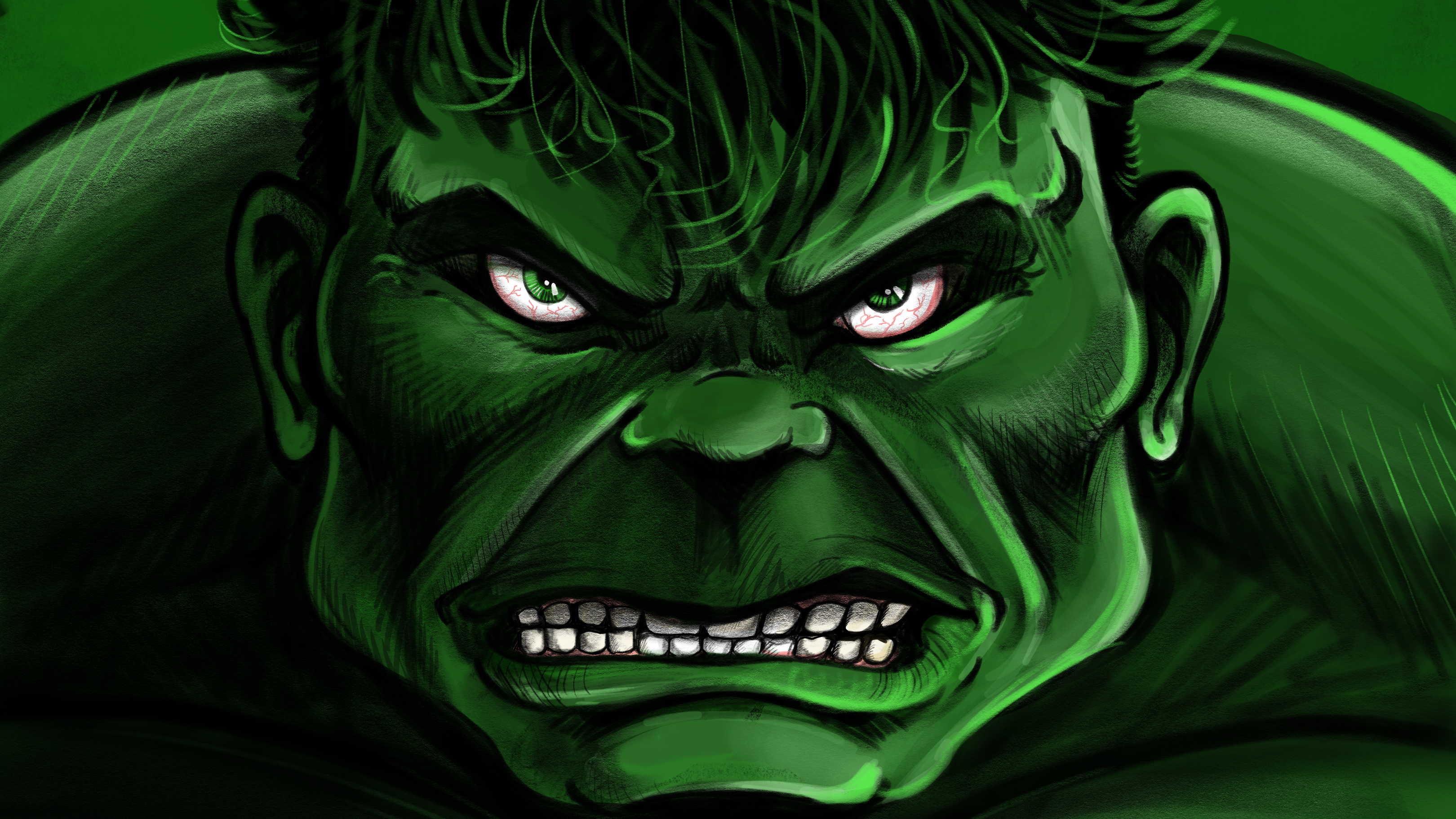 Angry Hulk 4k, HD Superheroes, 4k Wallpapers, Images, Backgrounds