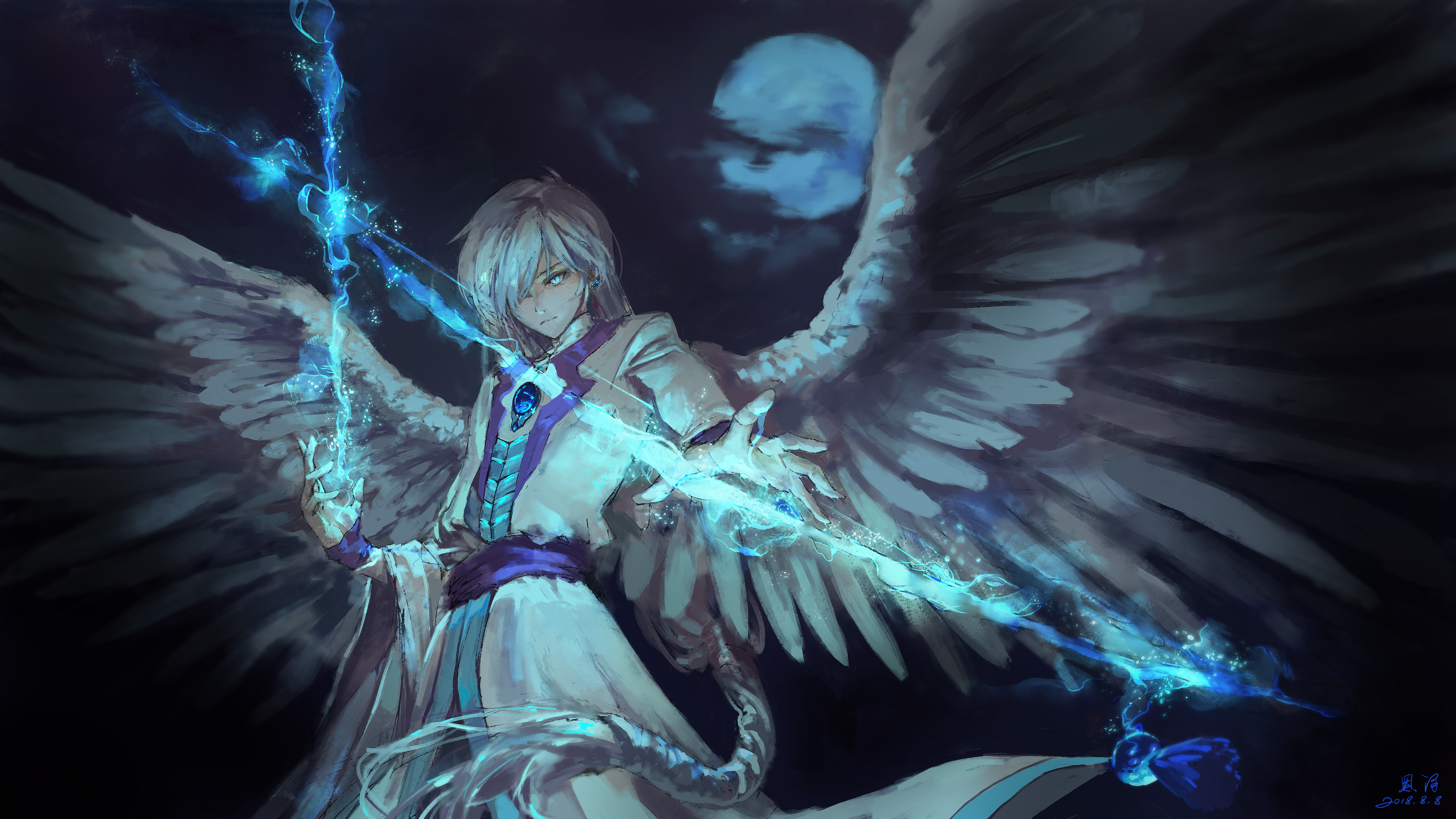 Anime Angel Boy With Magical Arrow, HD Anime, 4k ...