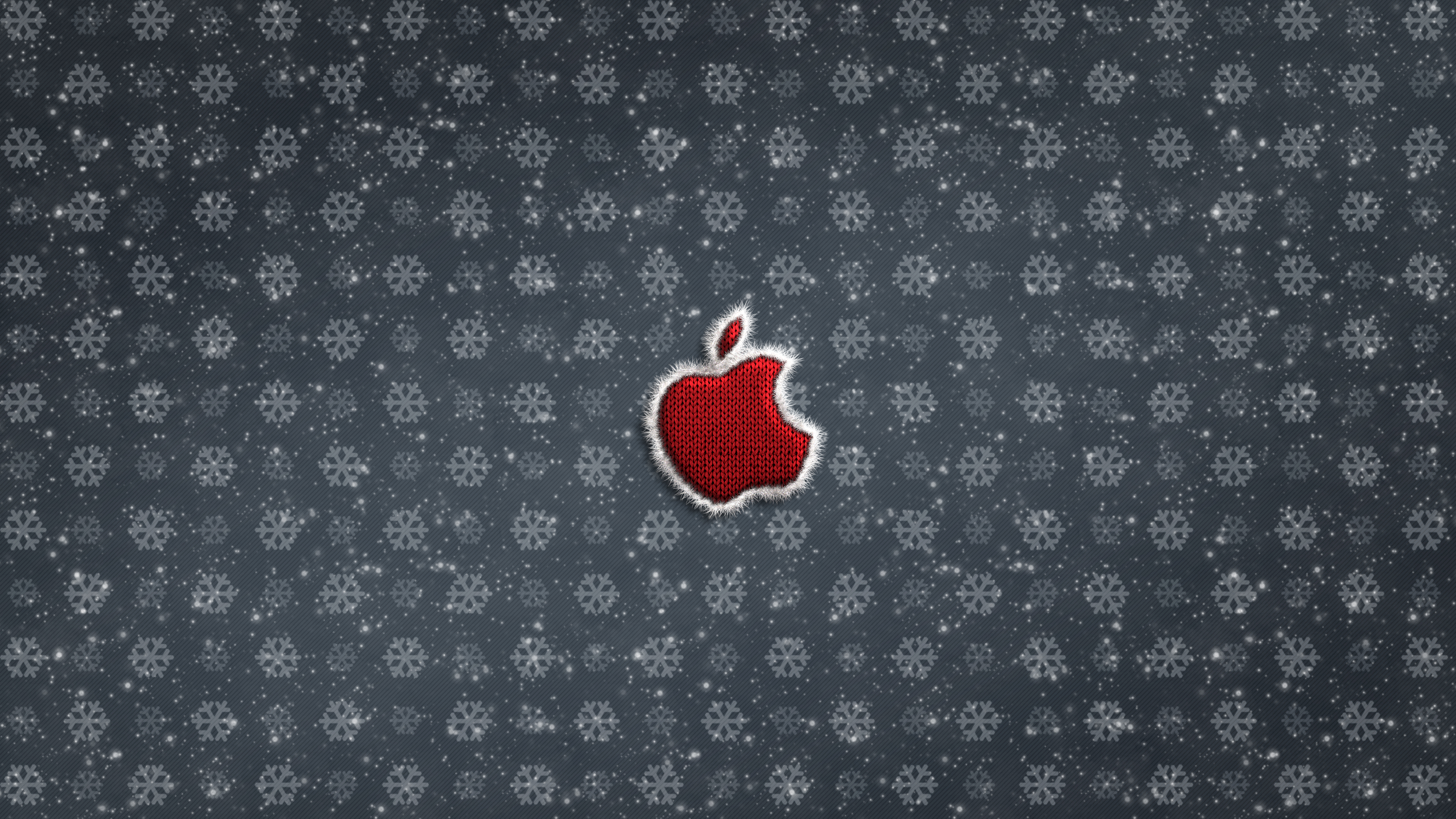 Apple Logo Christmas Celebrations 4k, HD Computer, 4k ...