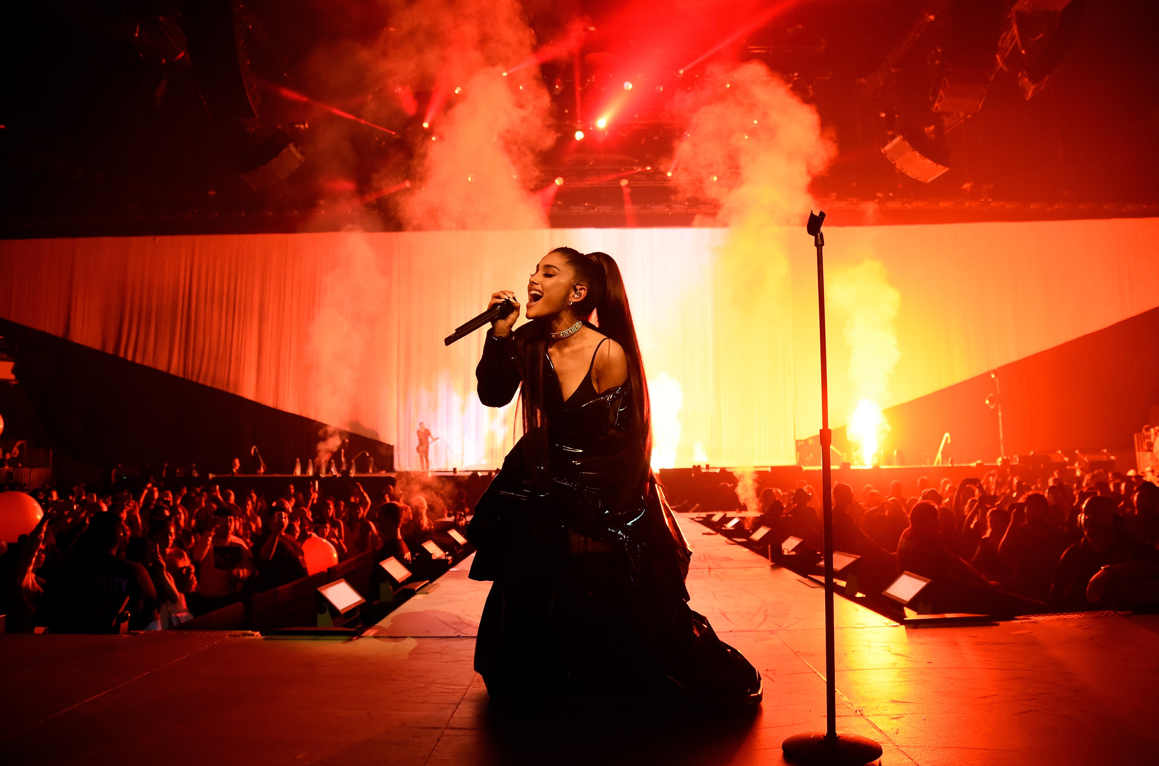 Image result for ariana grande performing