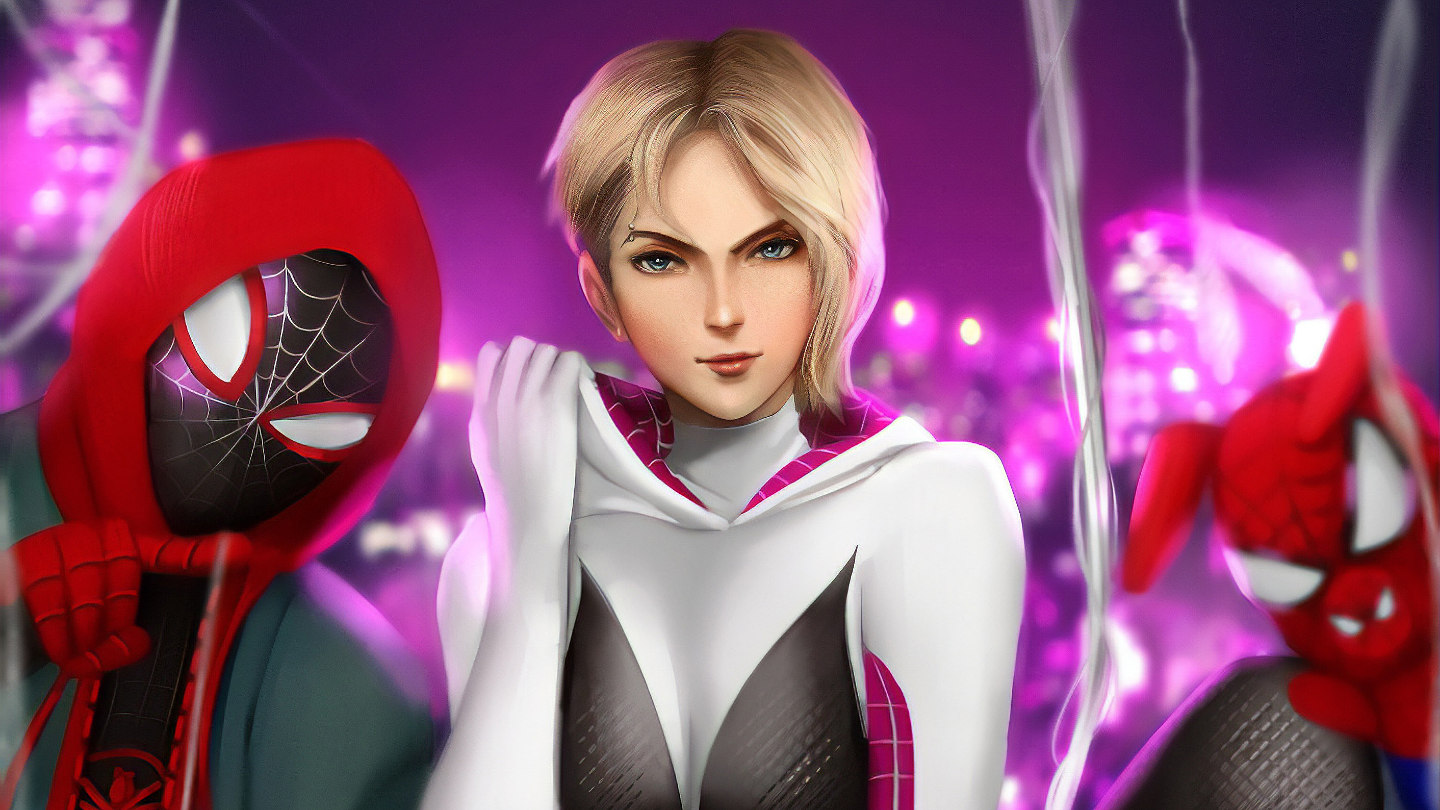 Art Spider Gwen HD, HD Superheroes, 4k Wallpapers, Images, Backgrounds ...