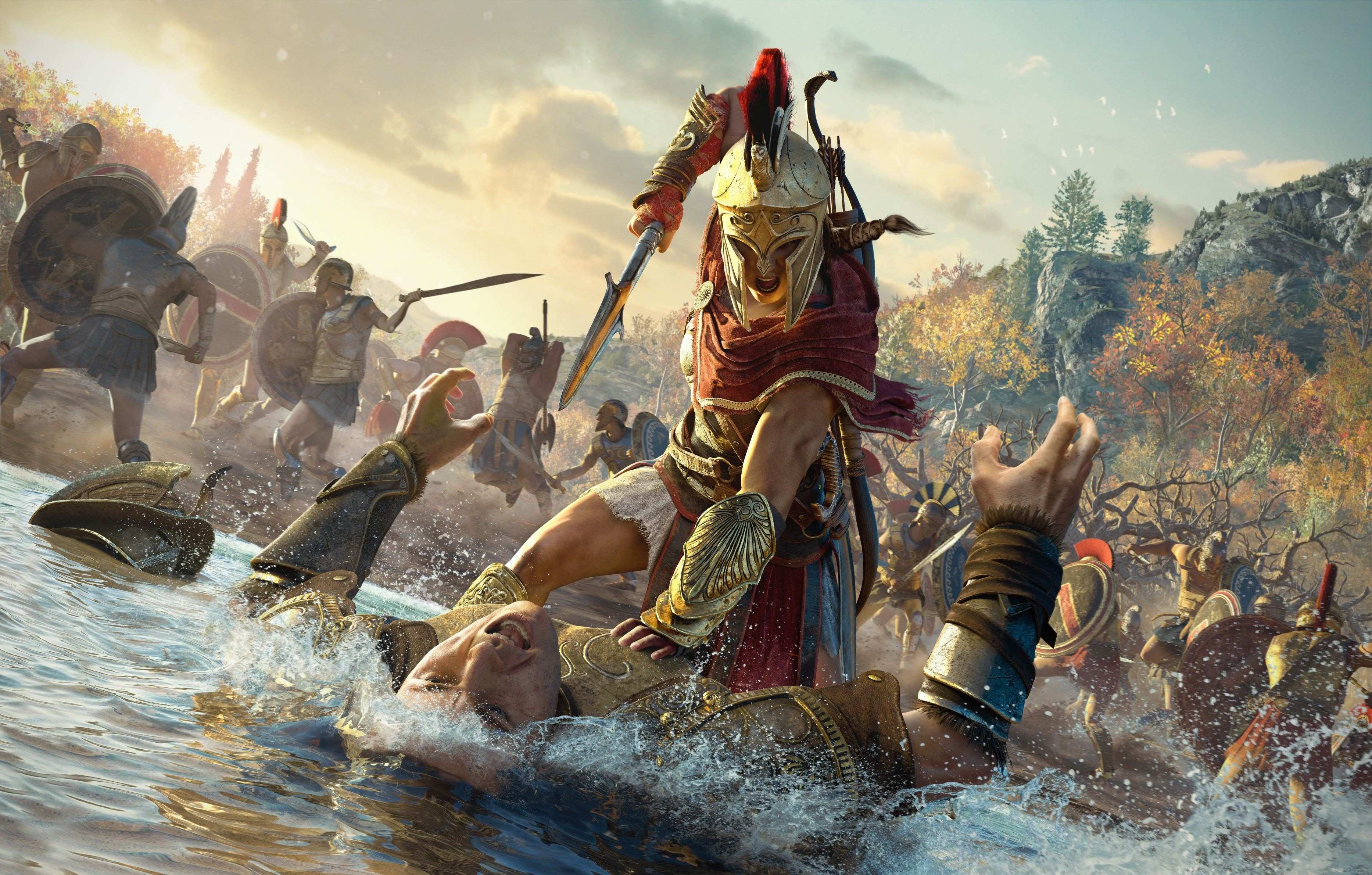 Assassins Creed Odyssey War 4k, HD Games, 4k Wallpapers, Images
