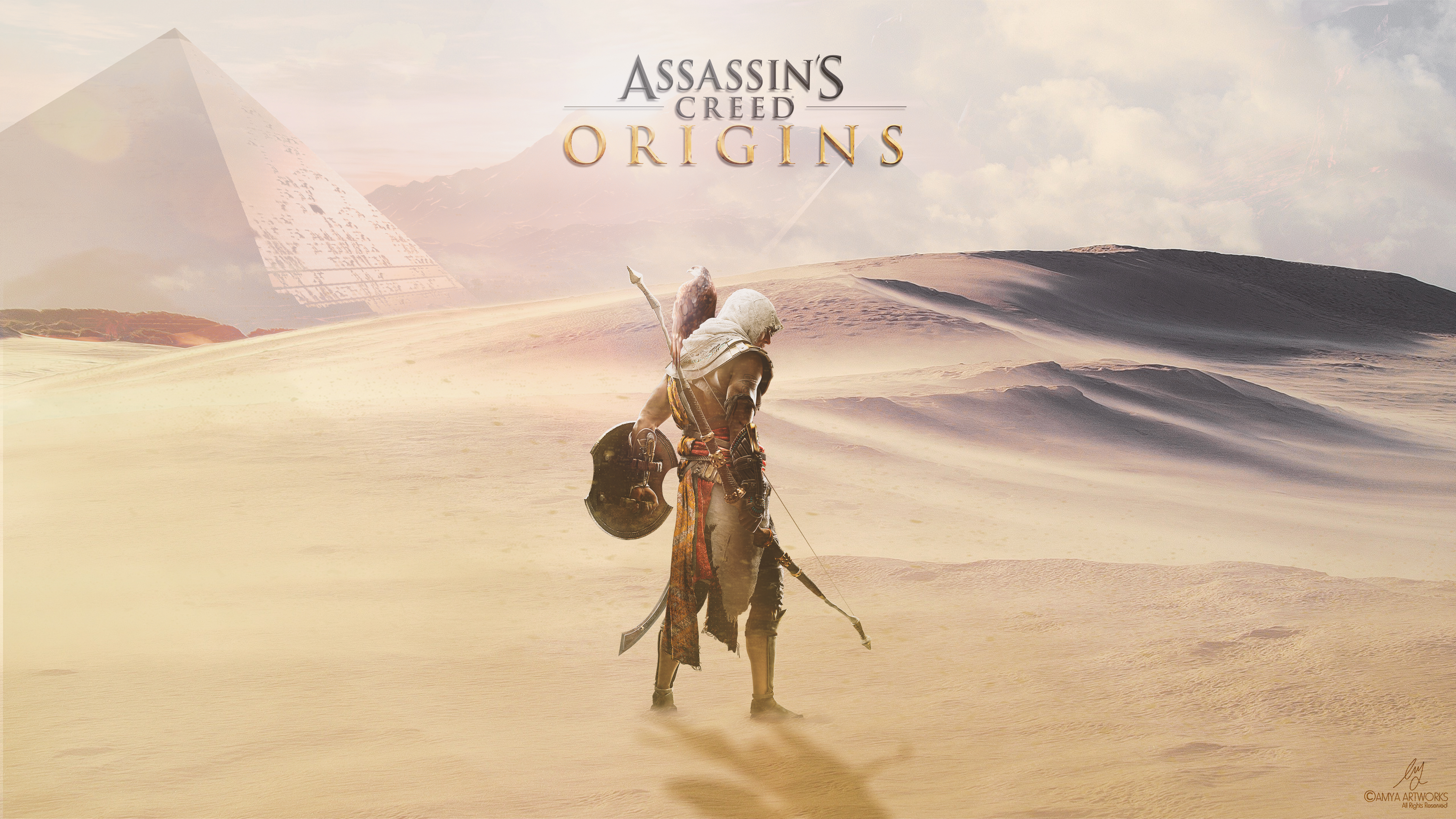 Assassins Creed Origins Bayek 4k, HD Games, 4k Wallpapers 