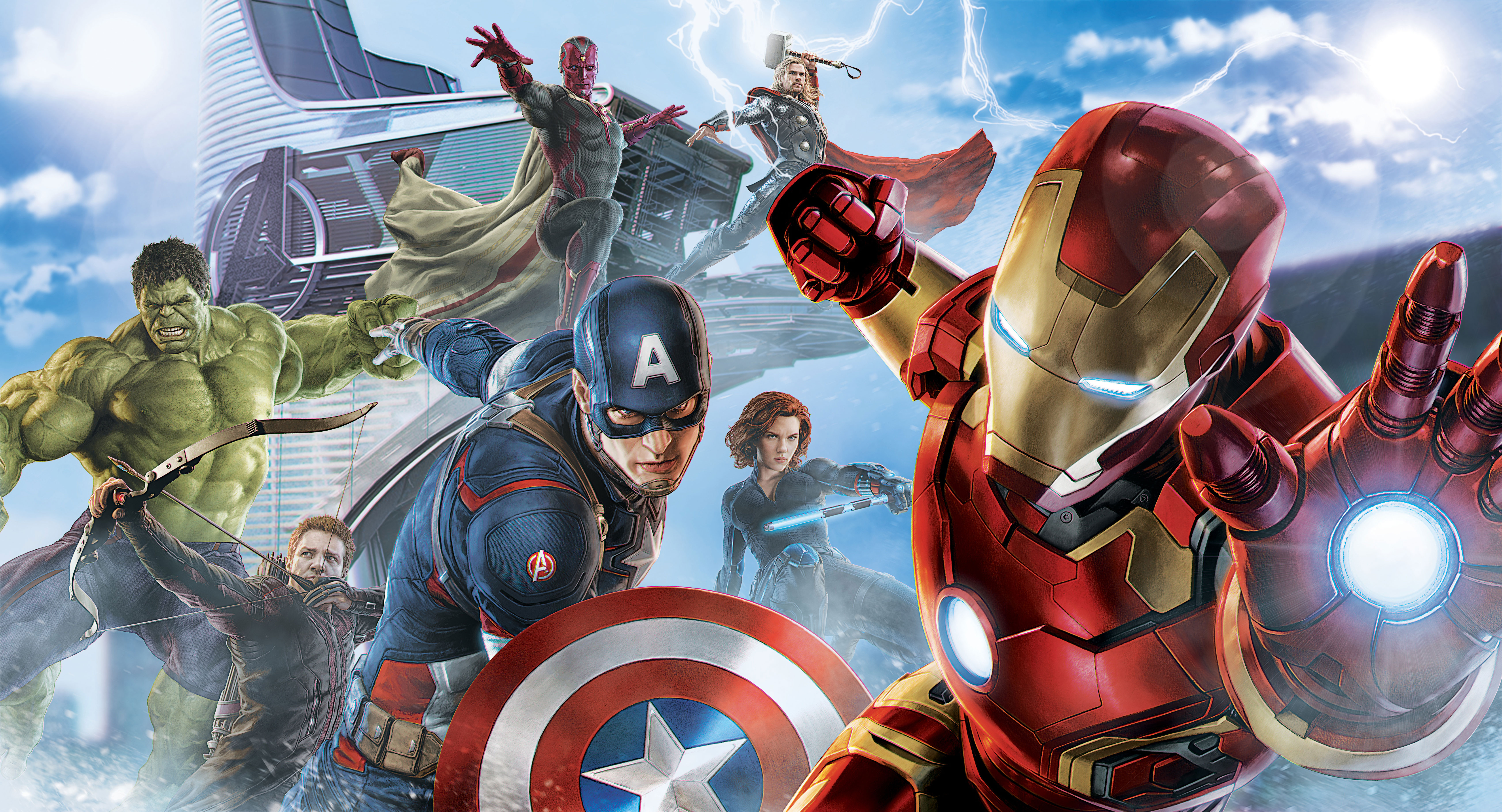 Avengers Artwork 5k, HD Superheroes, 4k Wallpapers, Images, Backgrounds