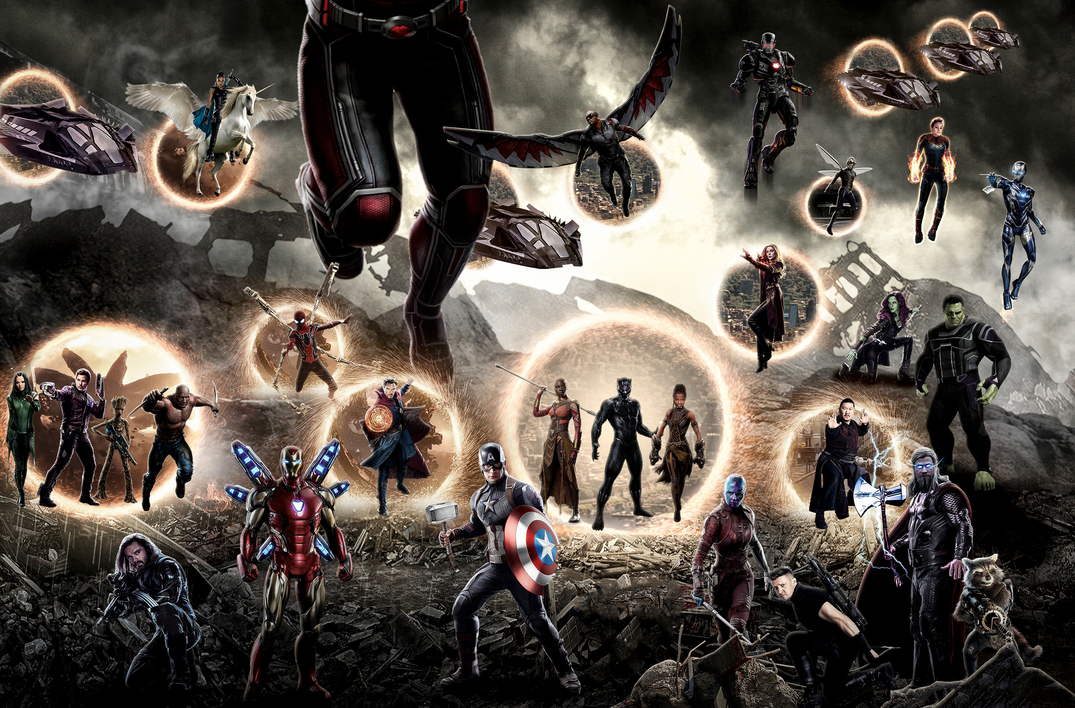 Avengers Endgame Final Battle 4k, HD Superheroes, 4k Wallpapers, Images