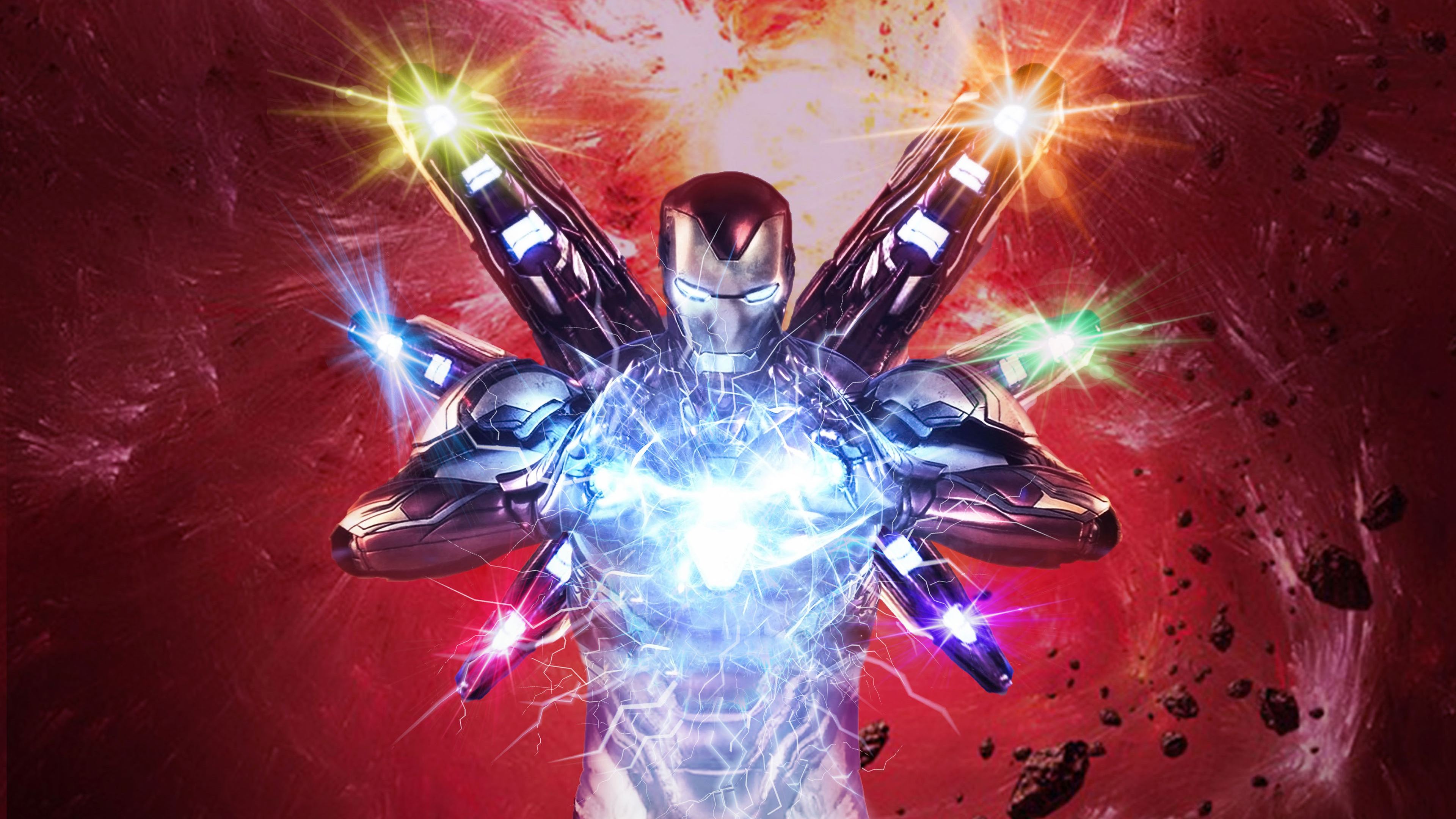 Avengers Endgame New Infinity Gauntlet Suit, HD Superheroes, 4k