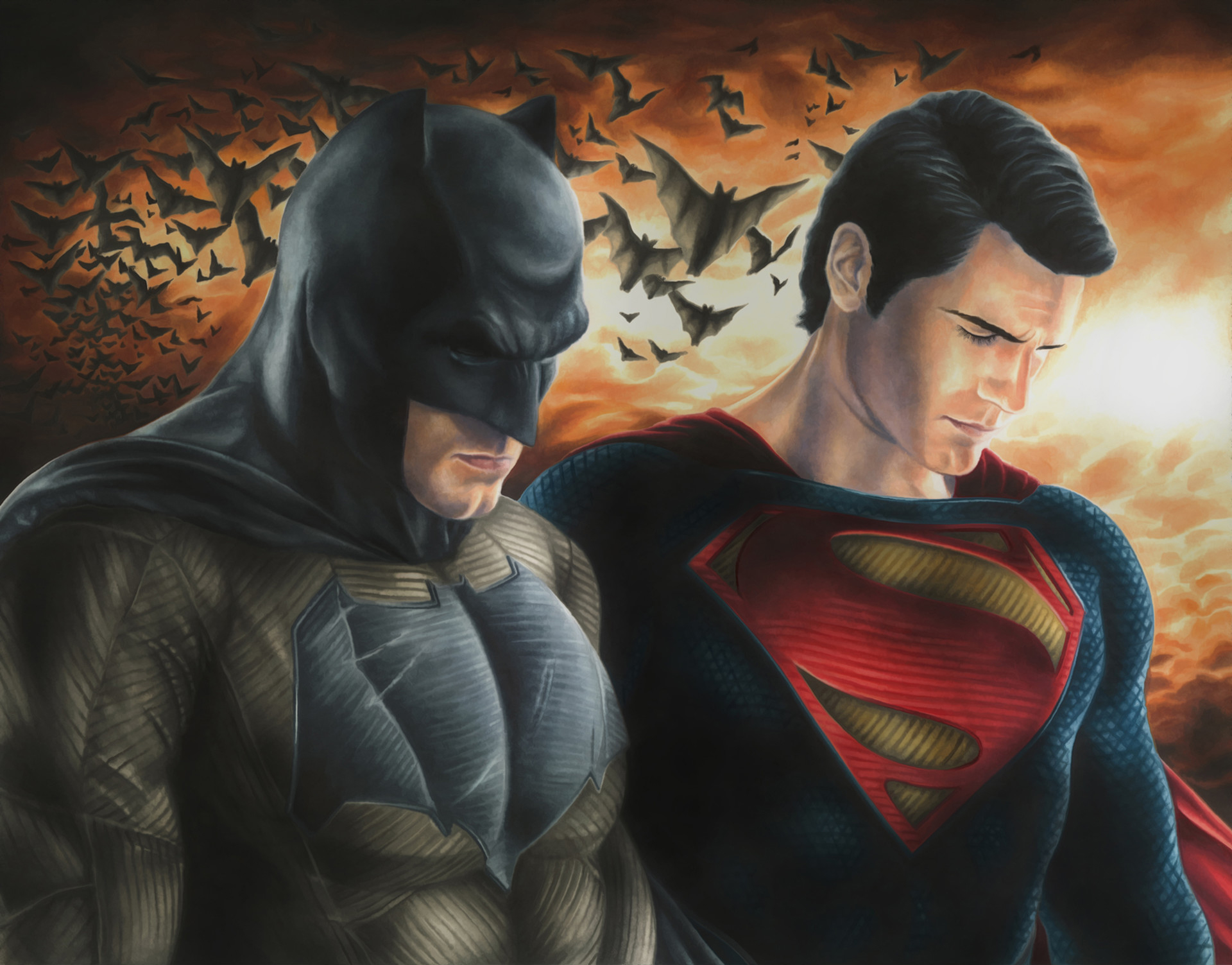 Batman And Superman Fanart, HD Superheroes, 4k Wallpapers, Images