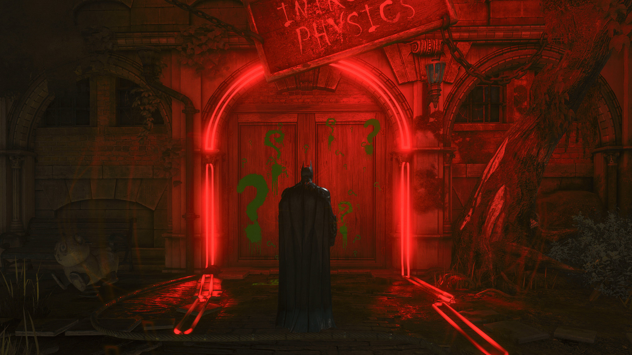 Batman Arkham Knight Mystery Door, HD Games, 4k Wallpapers, Images