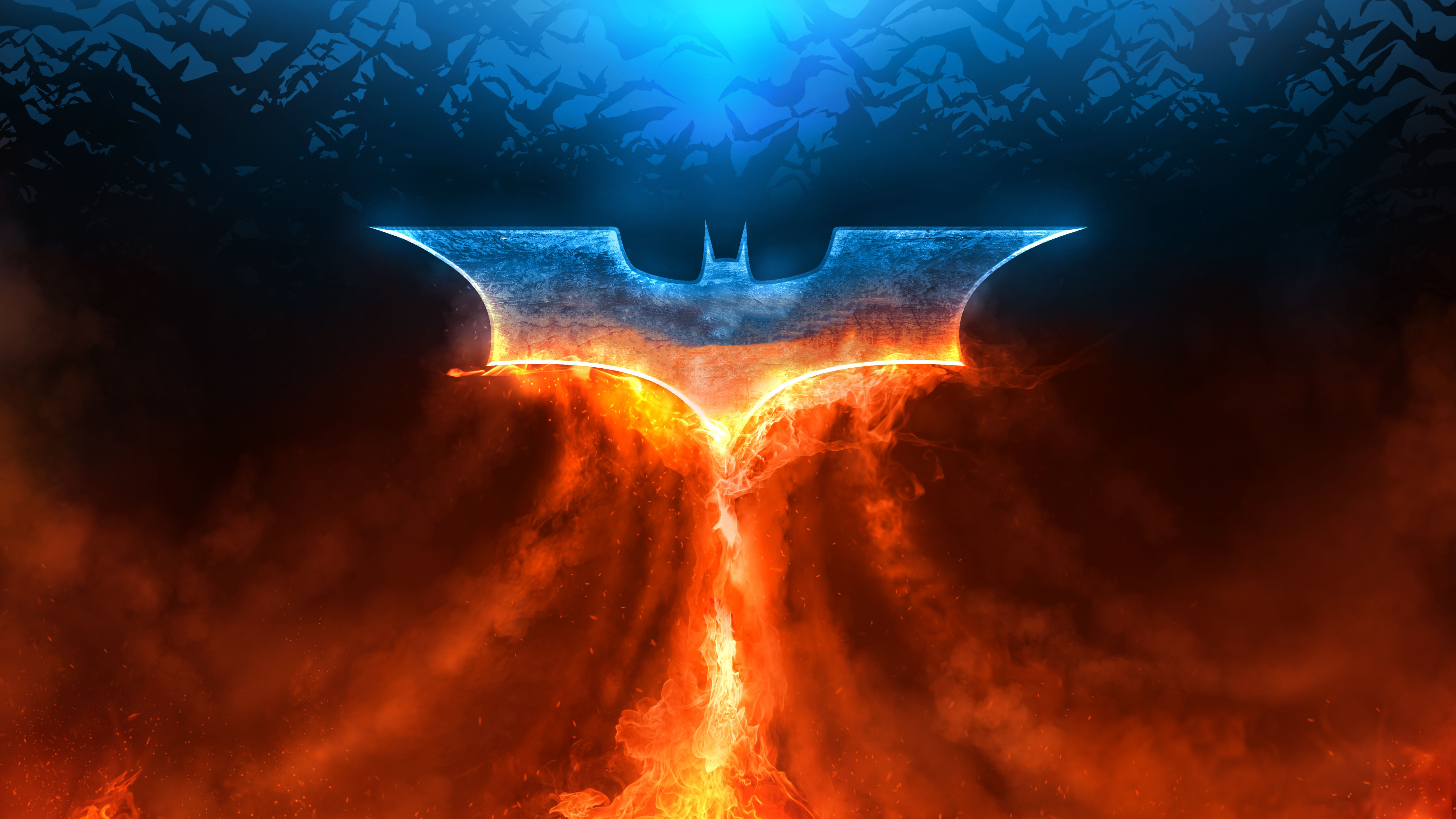 Batman Fire Rise Logo, HD Superheroes, 4k Wallpapers ...