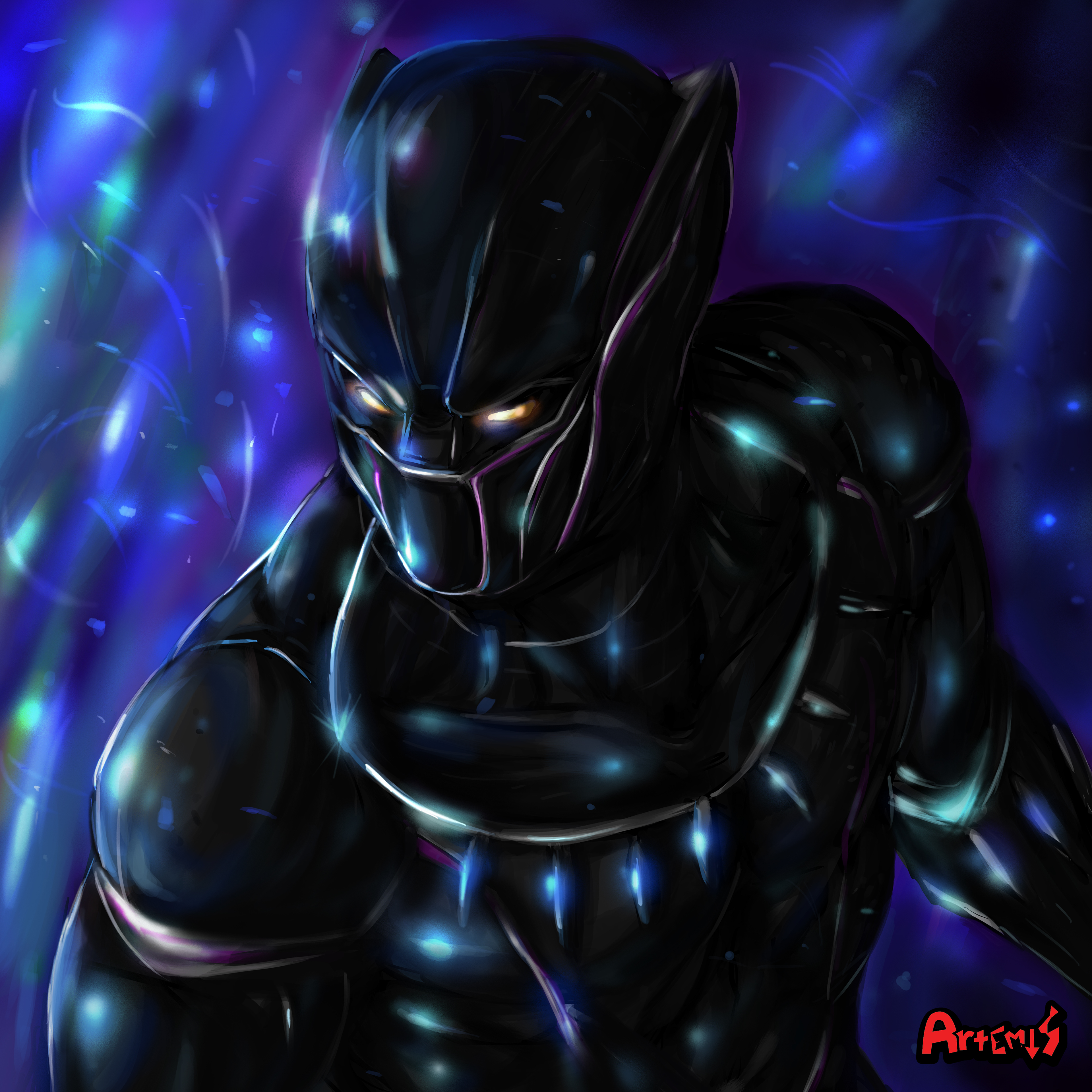 Black Panther 4k Artworks, HD Superheroes, 4k Wallpapers, Images