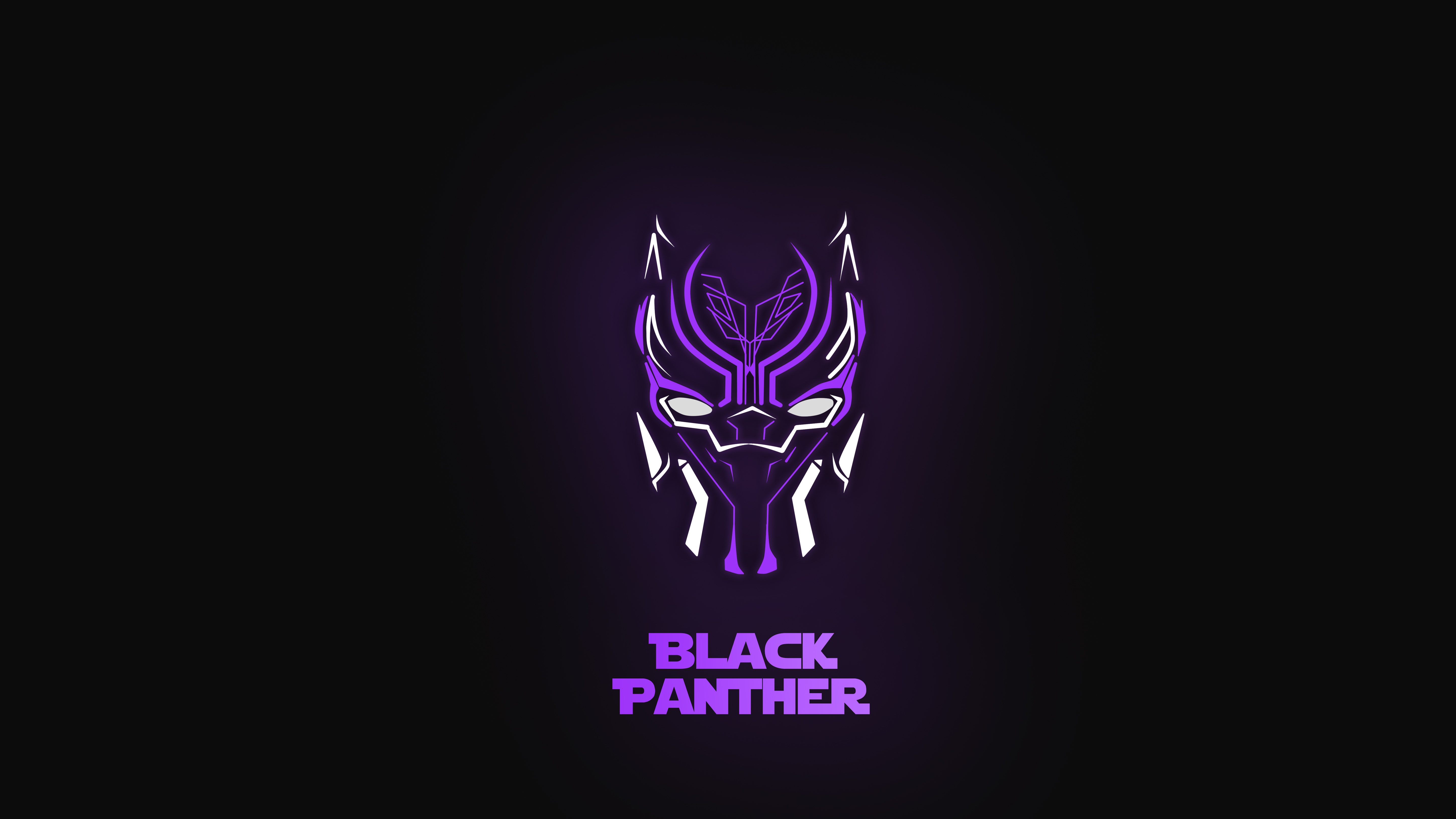 Black Panther Neon 5k, HD Superheroes, 4k Wallpapers, Images