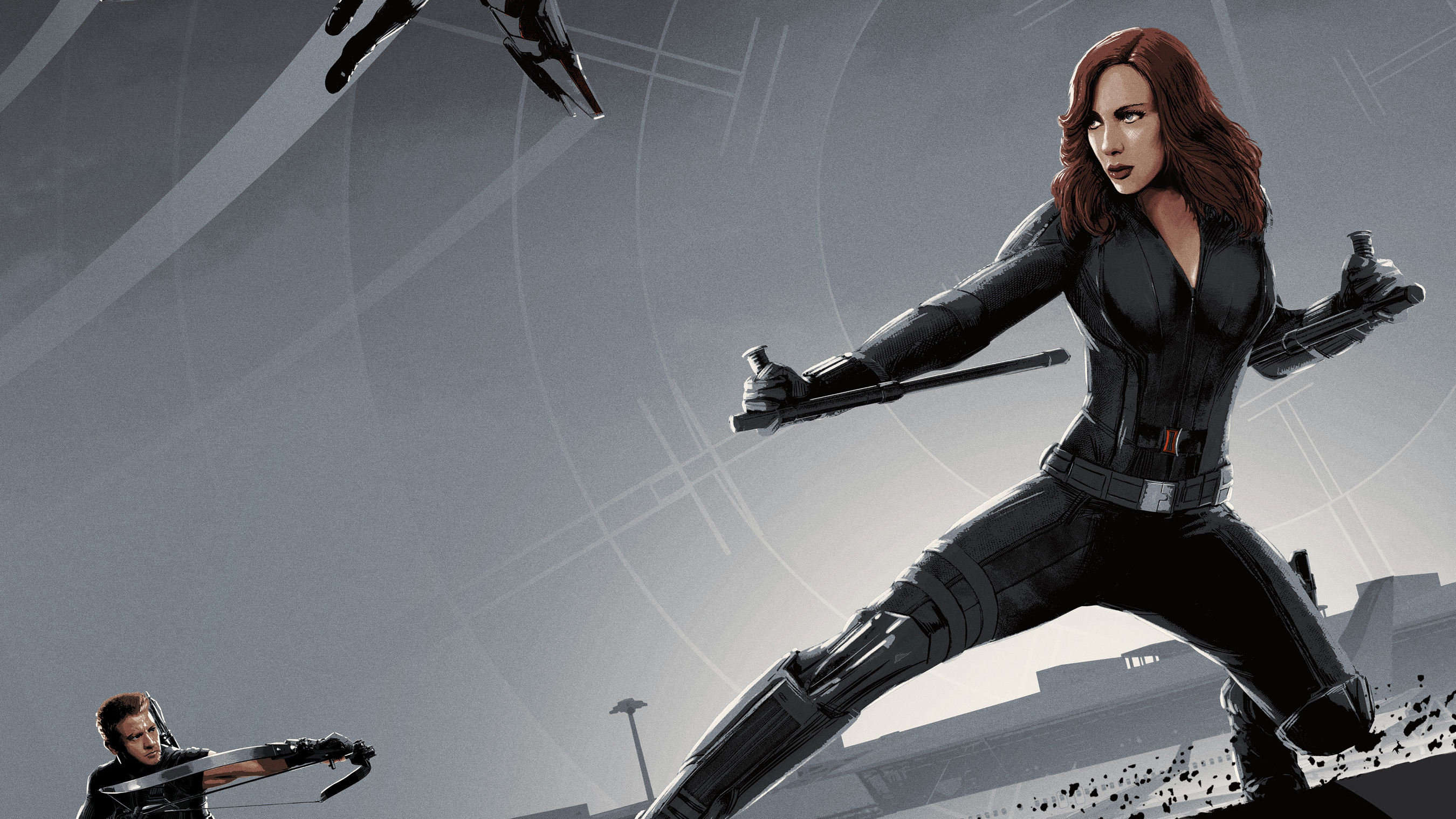Black Widow Civil War Art Hd Superheroes 4k Wallpapers Images Backgrounds Photos And Pictures