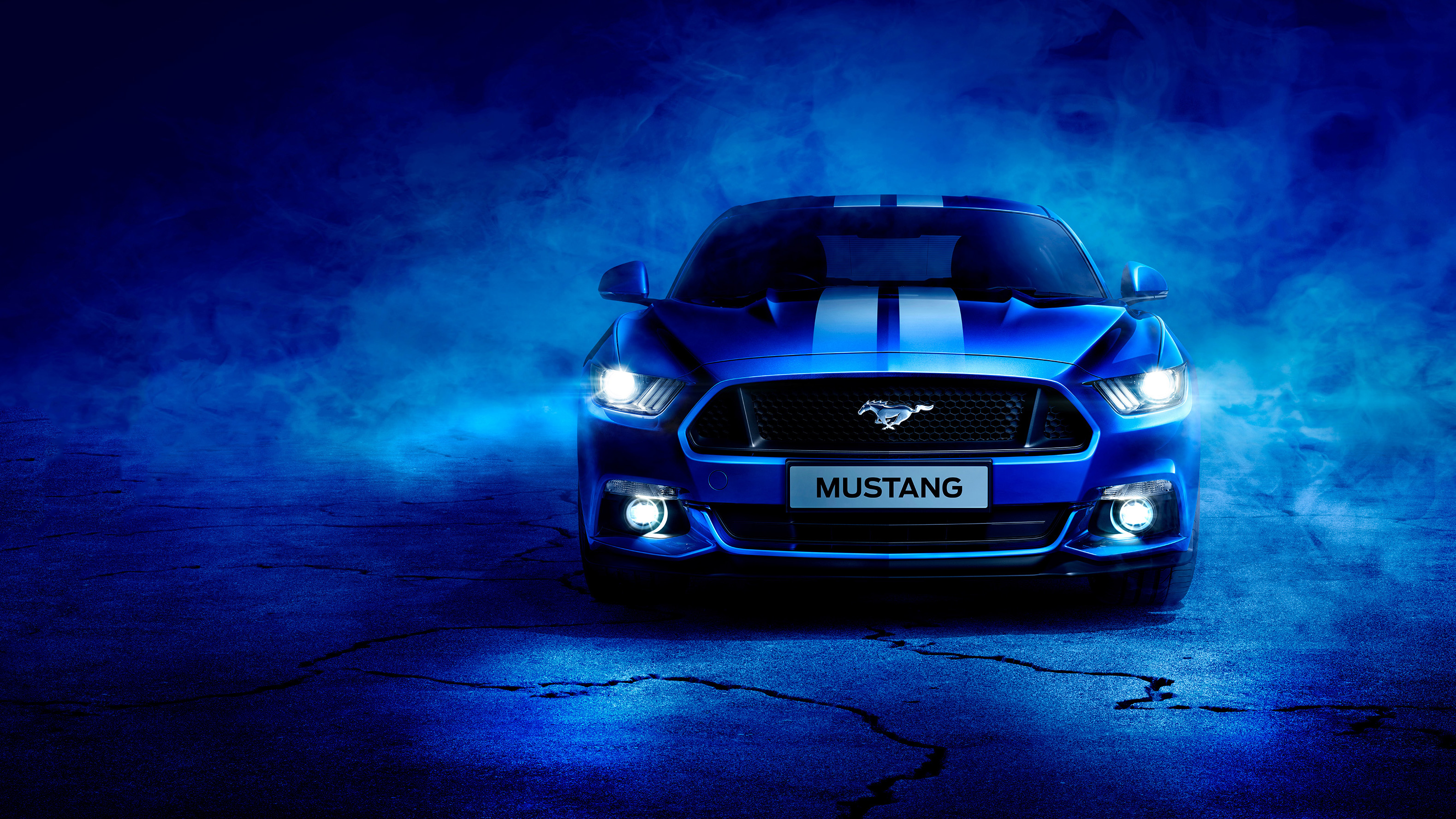 Blue Ford Mustang, HD Cars, 4k Wallpapers, Images, Backgrounds, Photos