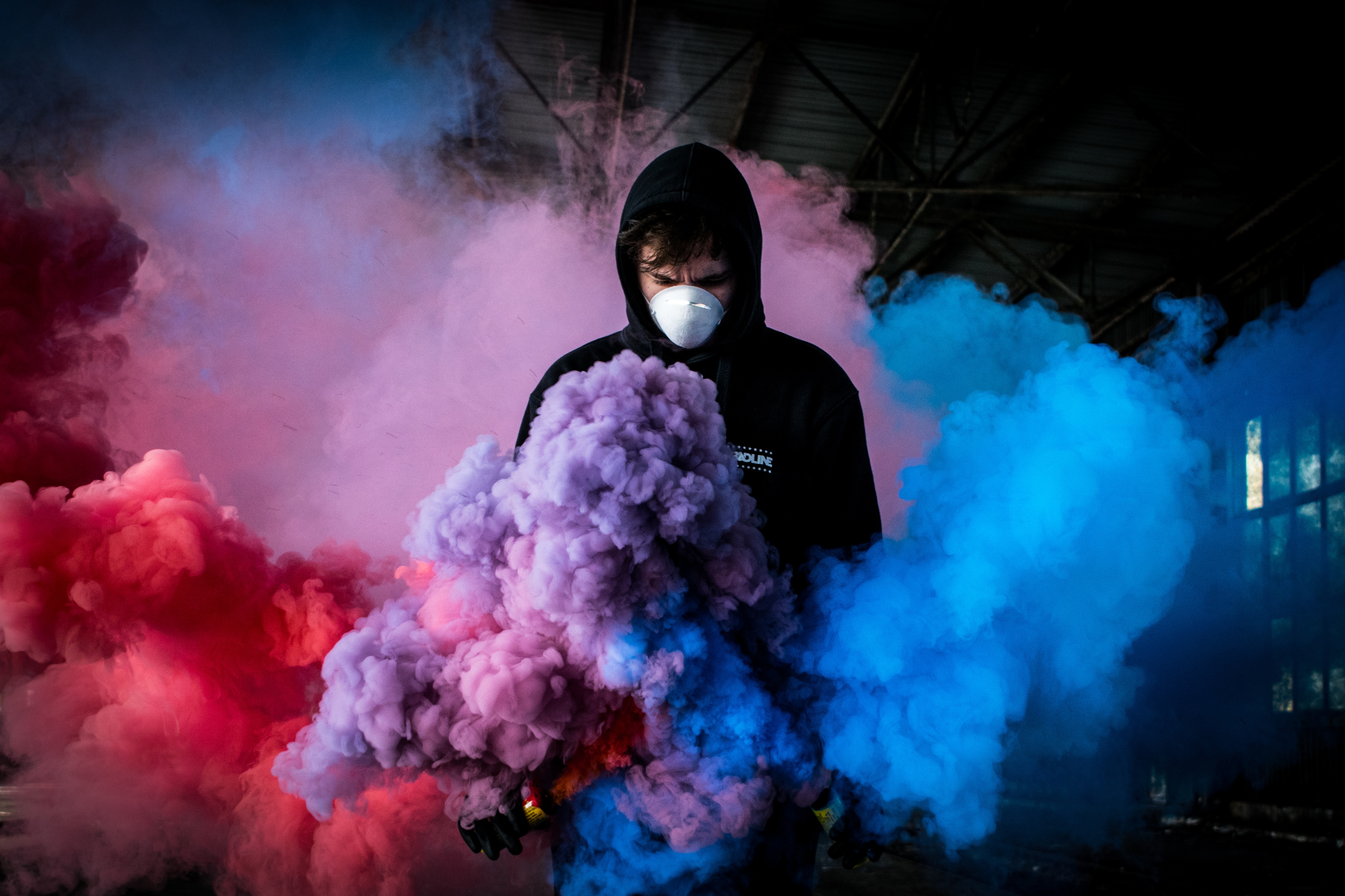 Boy With Smoke Bomb Colorful 5k, HD Photography, 4k ...