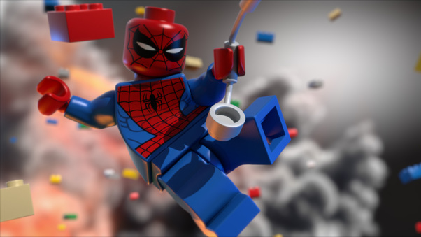 lego spiderman and batman