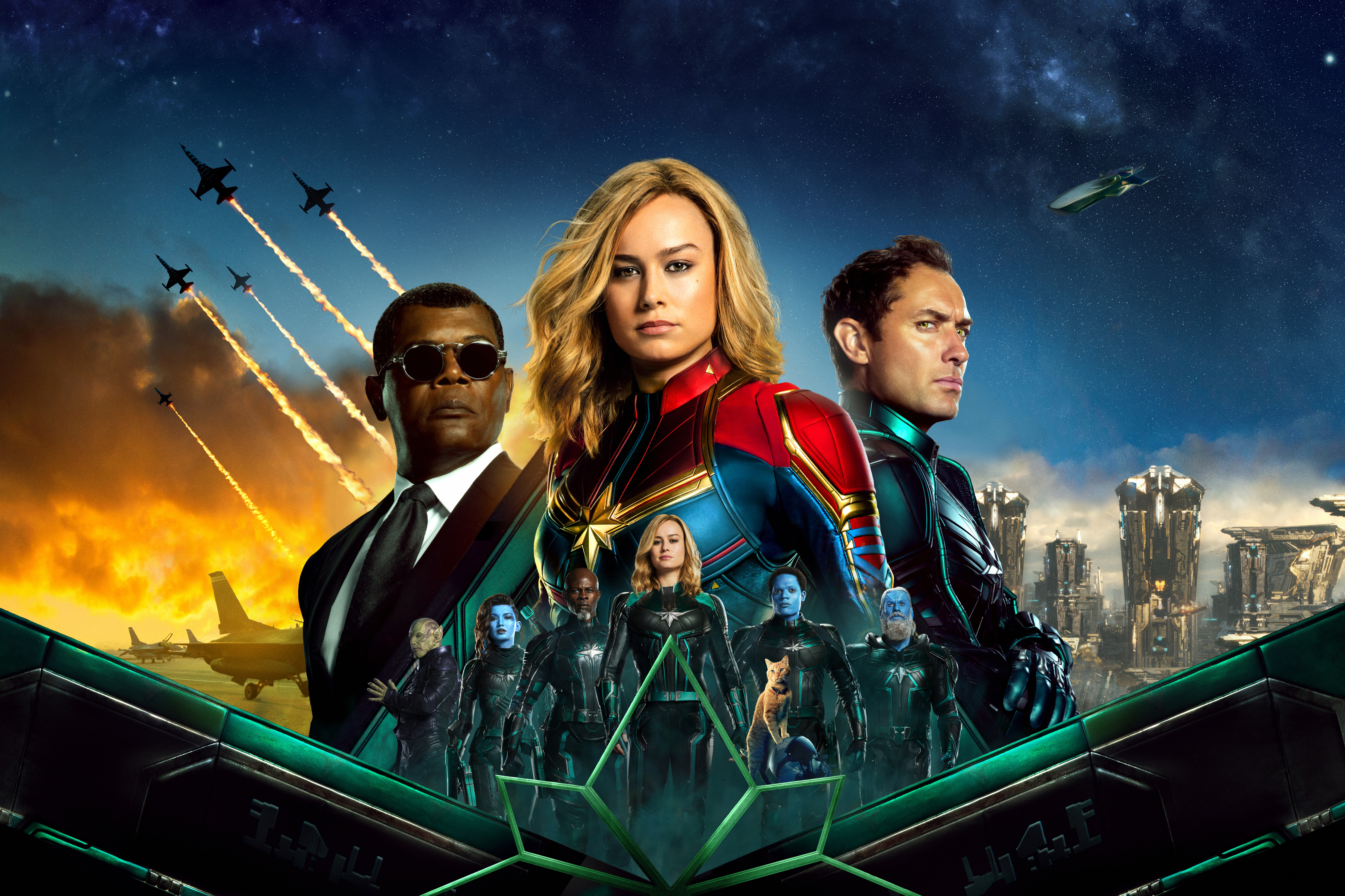 Captain Marvel 5k Movie Poster, HD Movies, 4k Wallpapers