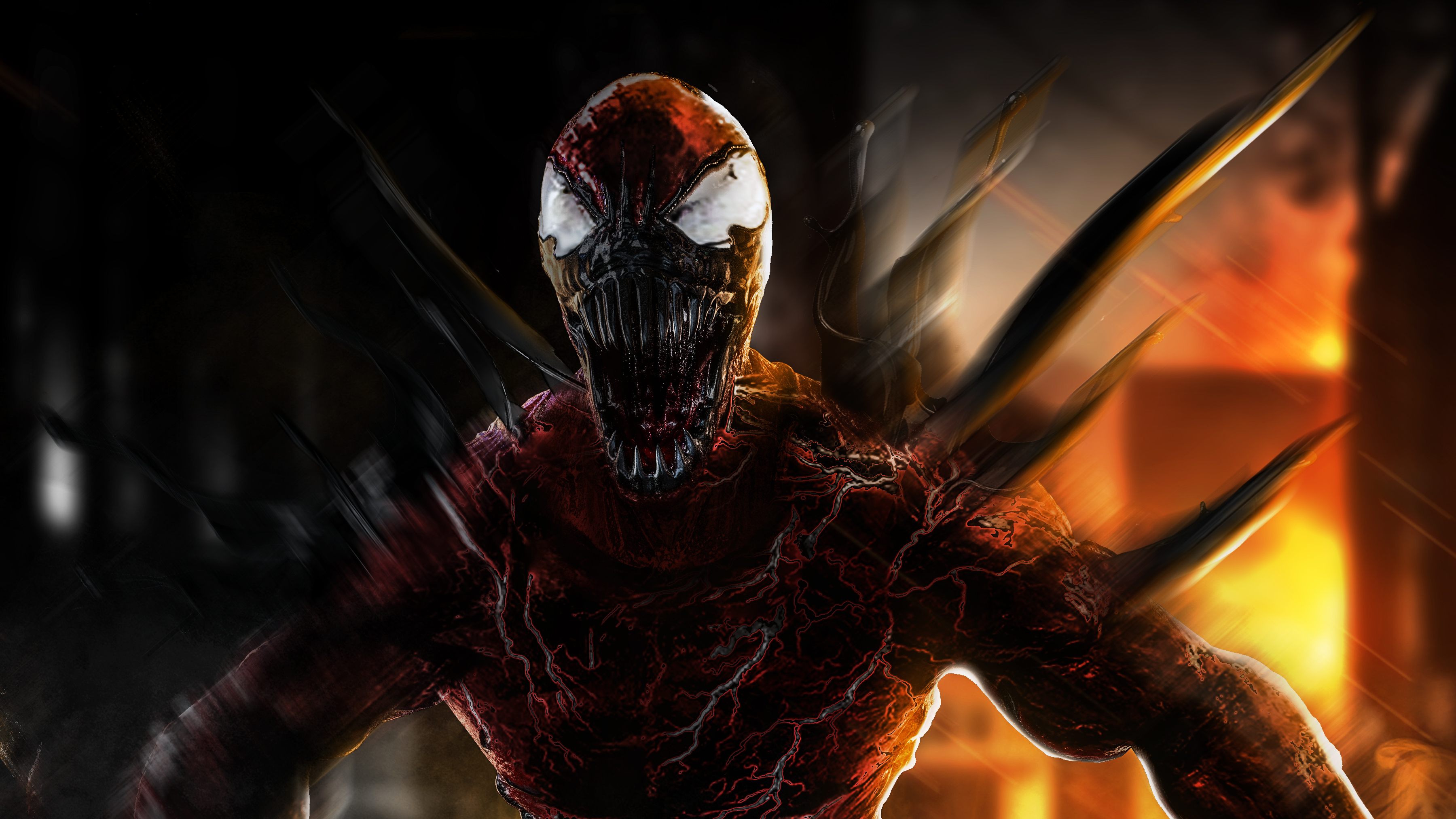 Carnage Illustration 4k, HD Superheroes, 4k Wallpapers, Images