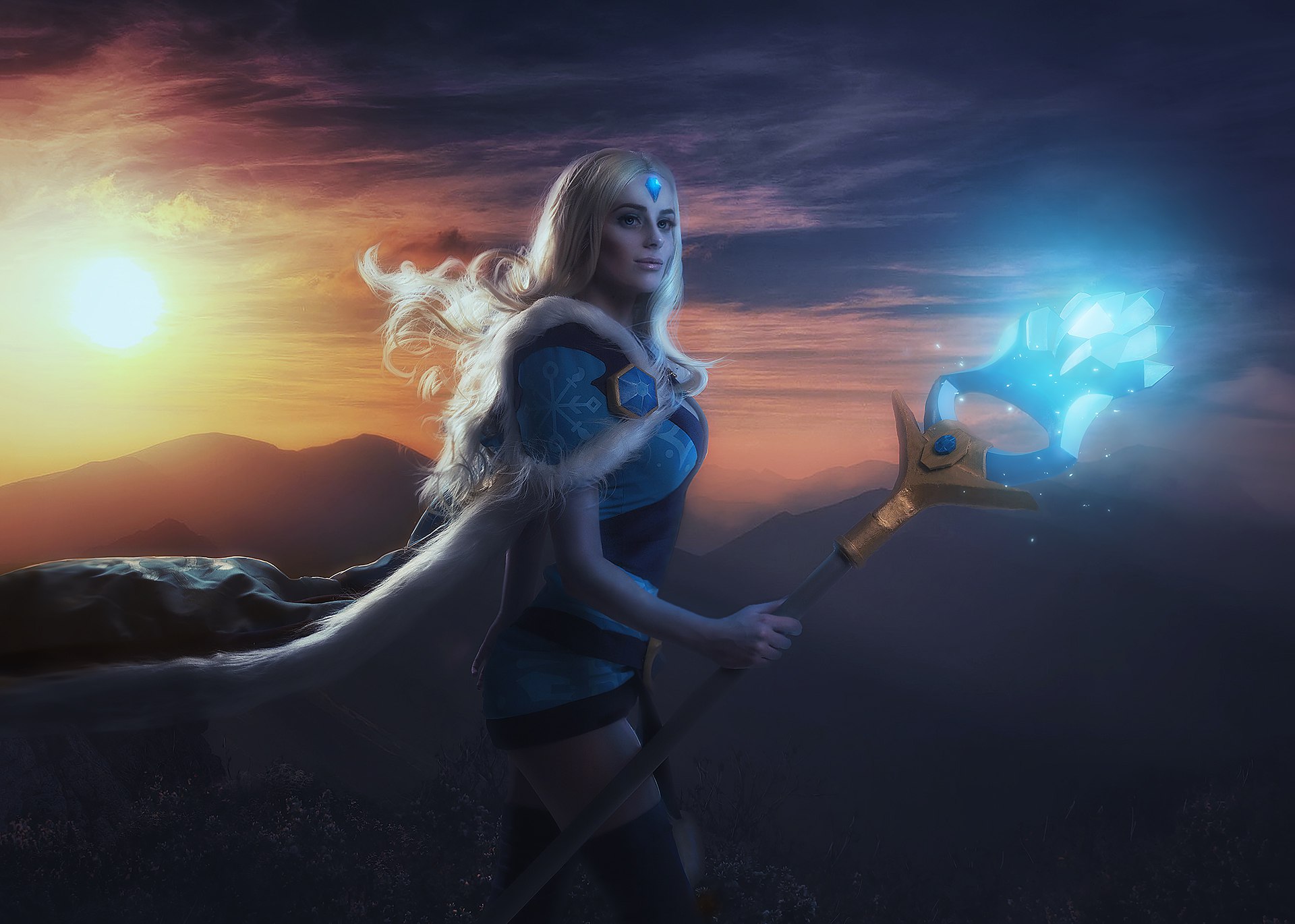 Crystal Maiden DotA 2 Cosplay, HD Games, 4k Wallpapers, Images