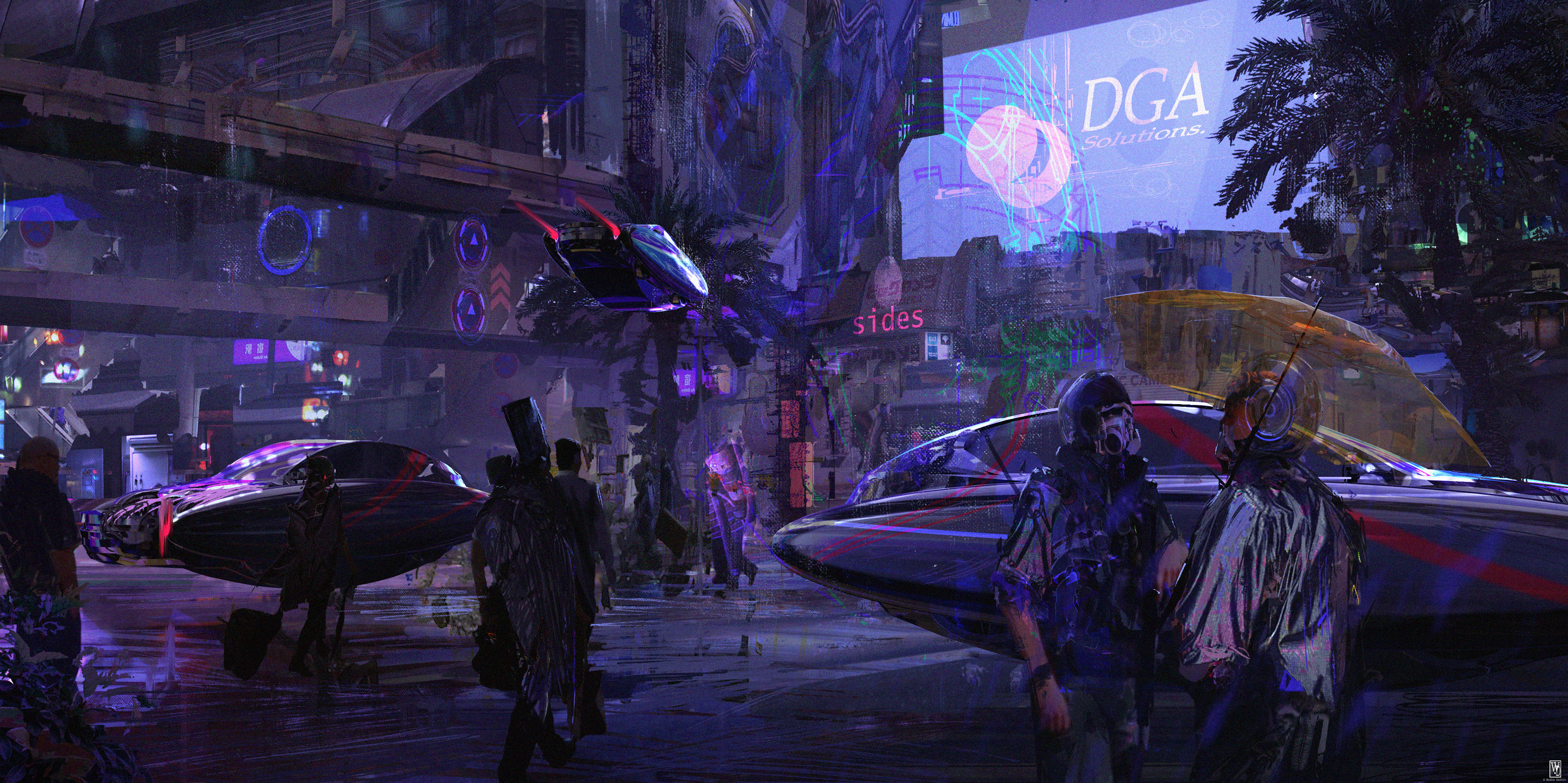Cyberpunk Cityscape 4k, HD Artist, 4k Wallpapers, Images, Backgrounds
