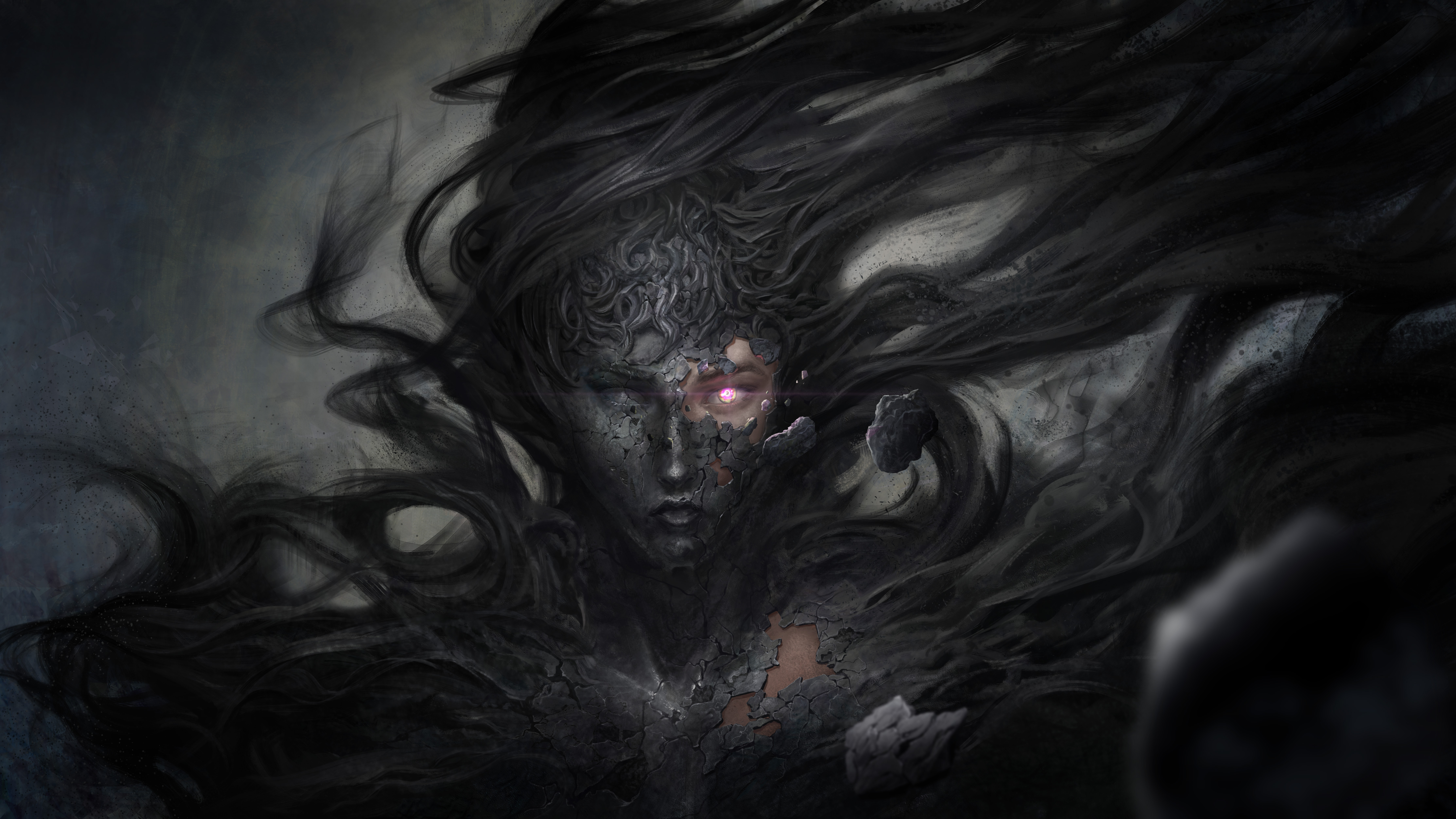 Dark Demon Fantasy Witch 8k, HD Artist, 4k Wallpapers, Images