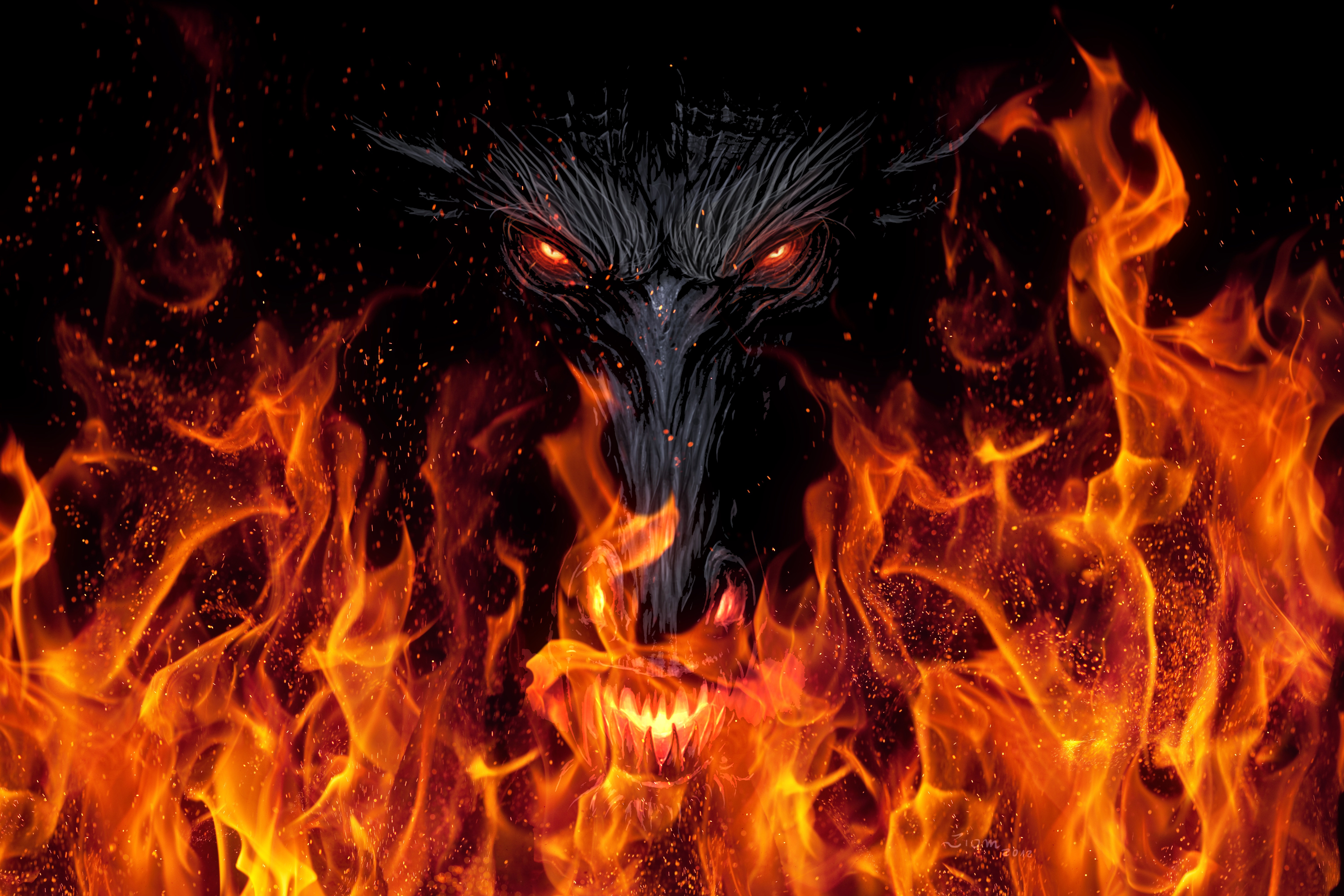 Dragon Demon Devil 5k, HD Artist, 4k Wallpapers, Images, Backgrounds