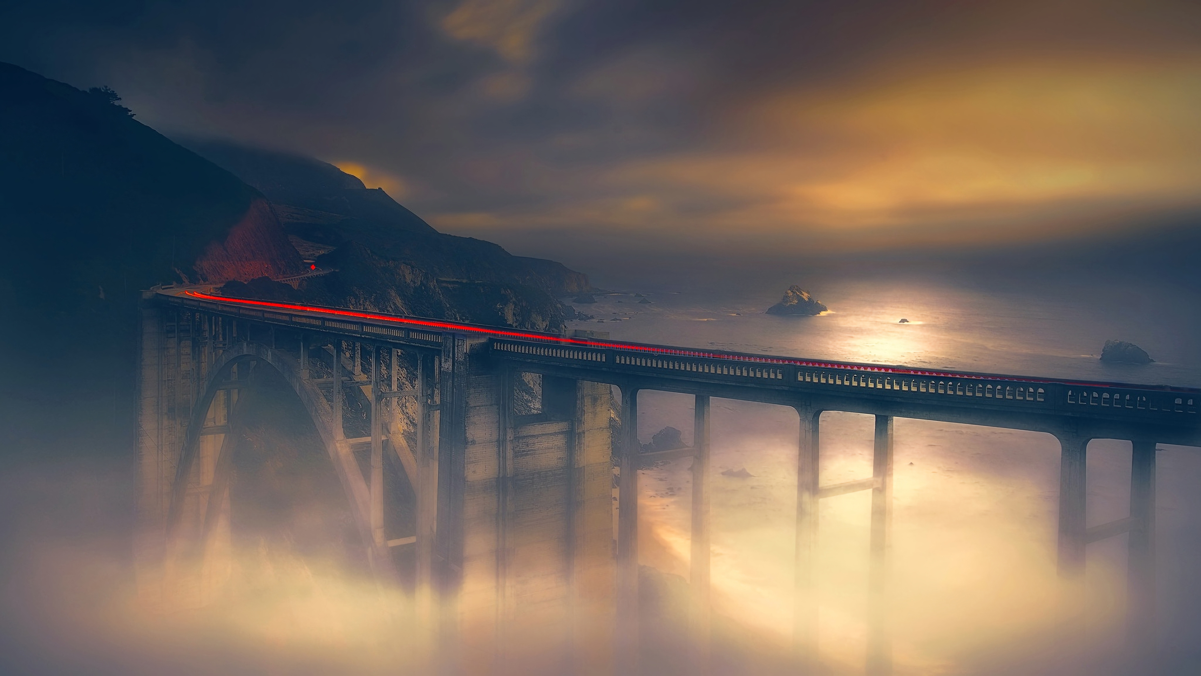 Dreamy Bridge Long Exposure 4k, HD Artist, 4k Wallpapers, Images