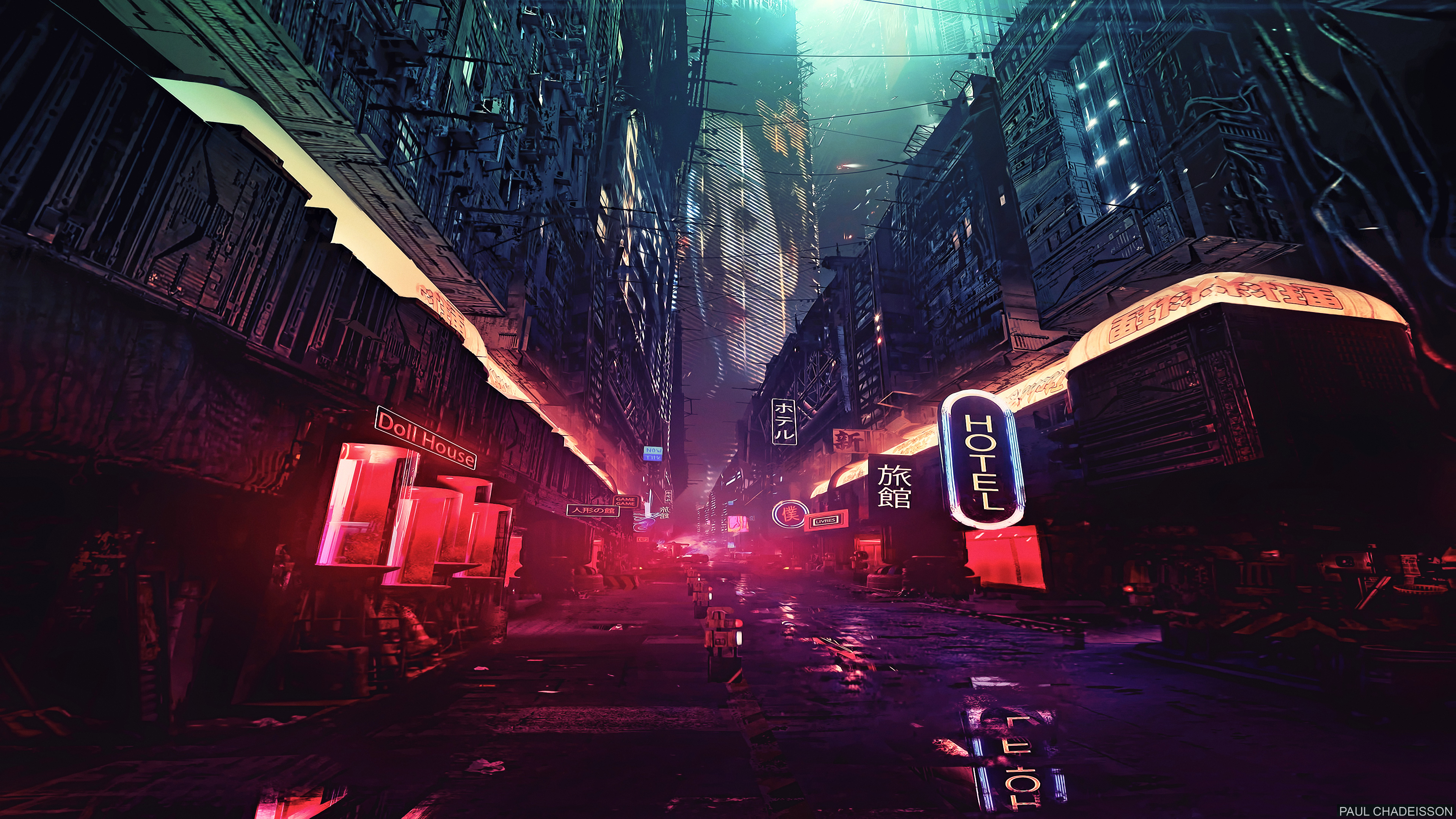 Futuristic City Science Fiction Concept Art Digital Art, HD Artist, 4k ...
