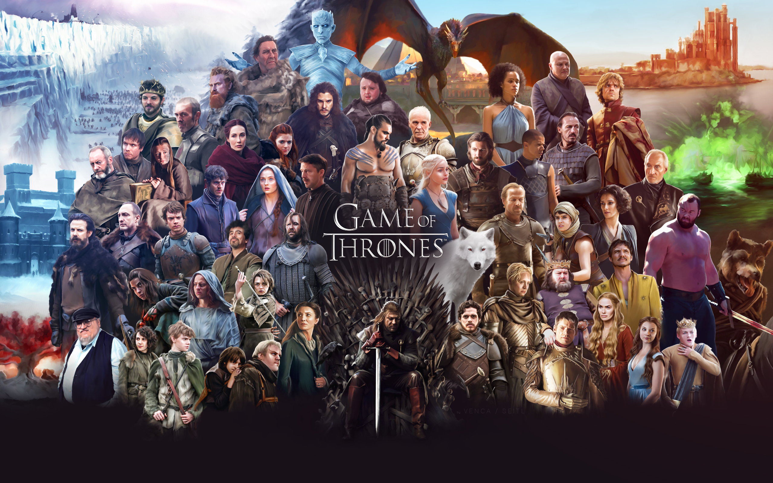 2048x2048 Game Of Thrones All Cast Ipad Air Hd 4k Wallpapers Images Backgrounds Photos And