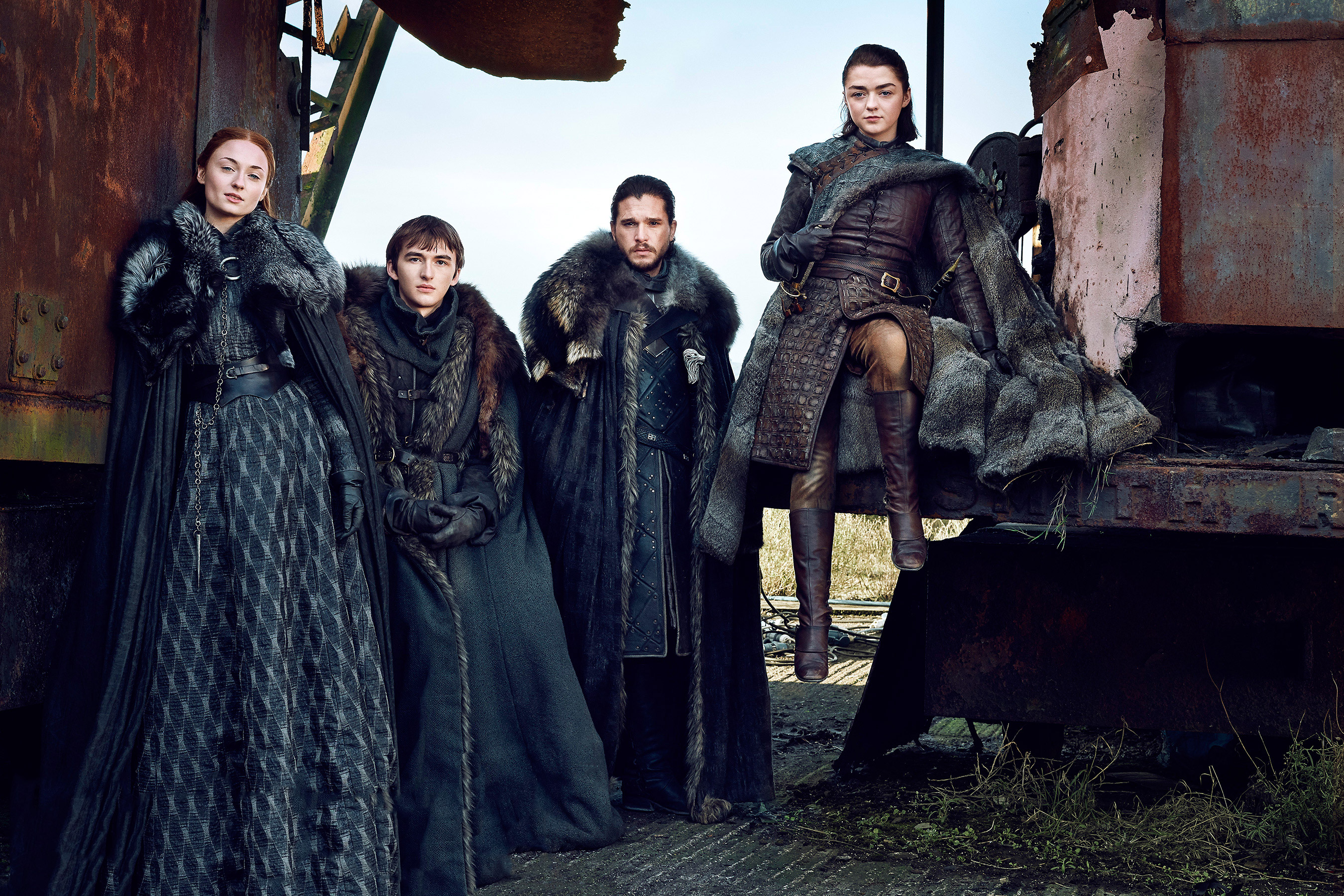 Game Of Thrones Season 7 Bran Stark Sansa Stark Jon Snow