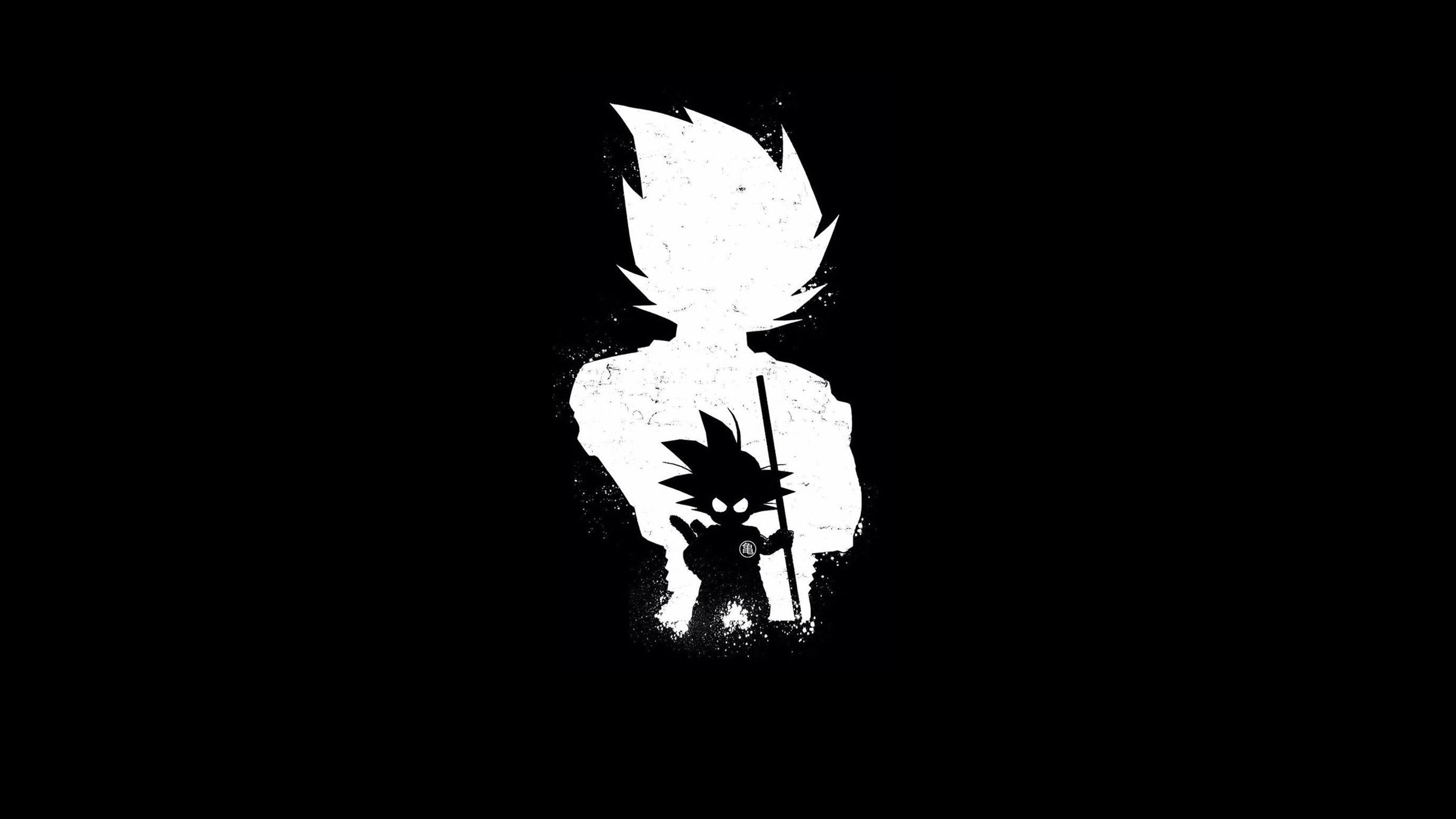 Goku Anime Dark Black 4k, HD Anime, 4k Wallpapers, Images, Backgrounds