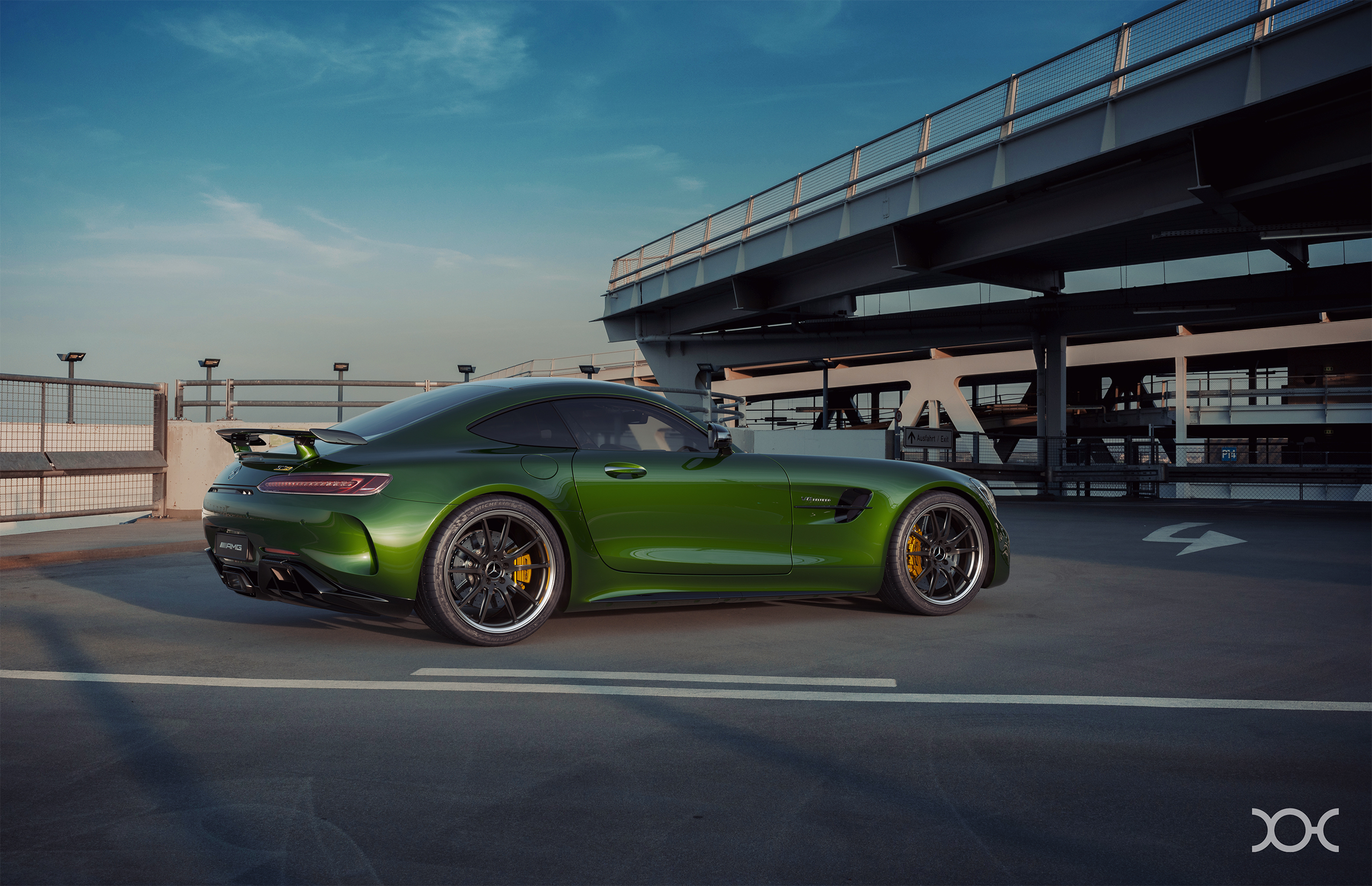 Green Mercedes Benz Amg GT Car, HD Cars, 4k Wallpapers, Images