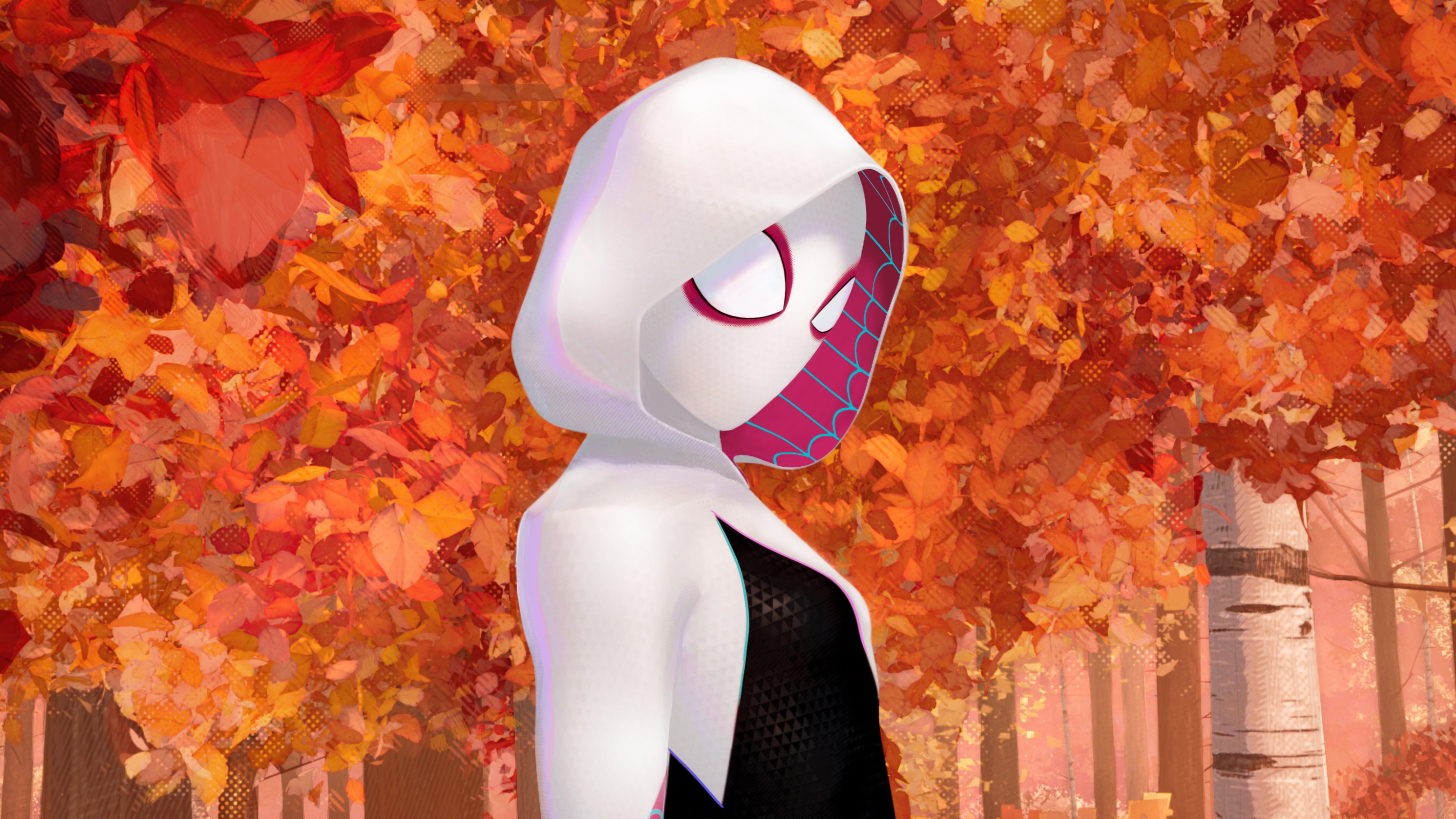 Gwen Stacy In Spider Man Into The Spider Verse Movie, HD Movies, 4k