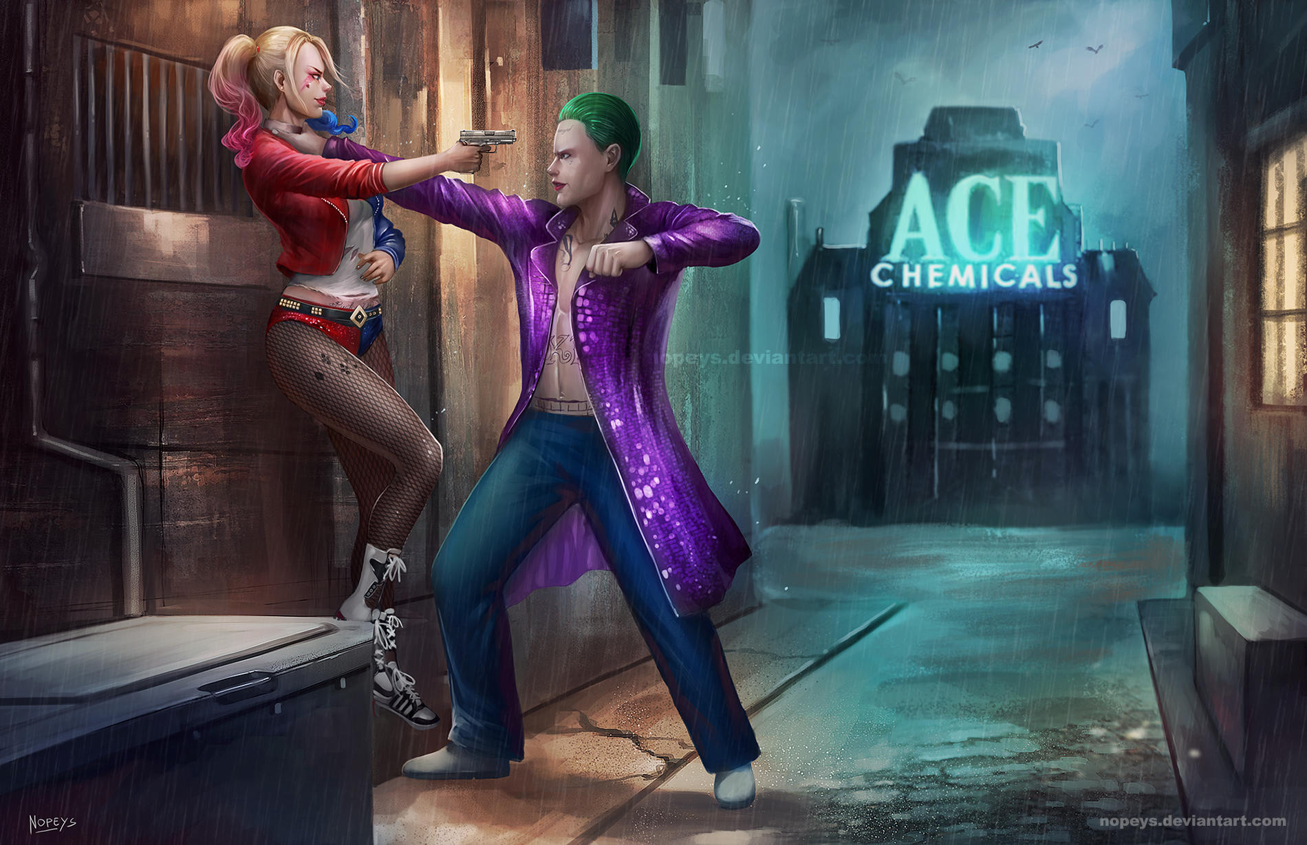 Harley Vs Joker Hd Superheroes 4k Wallpapers Images Backgrounds