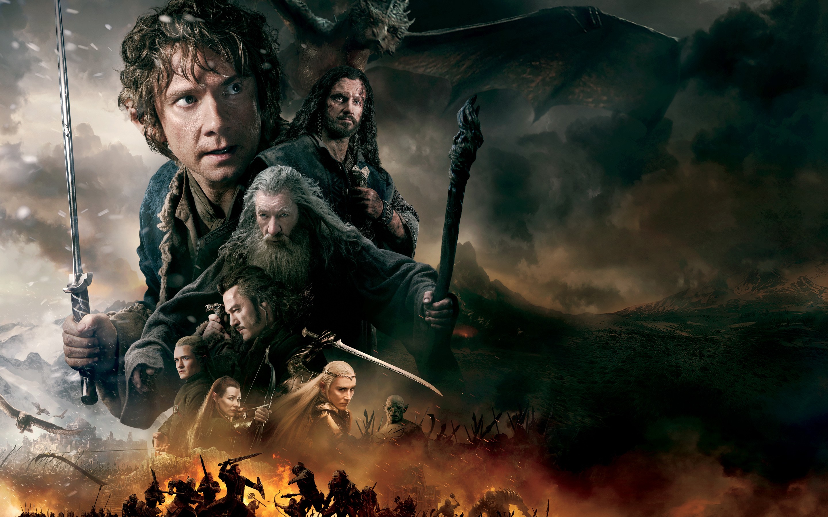 Hobbit Battle Of The Five Armies, HD Movies, 4k Wallpapers, Images