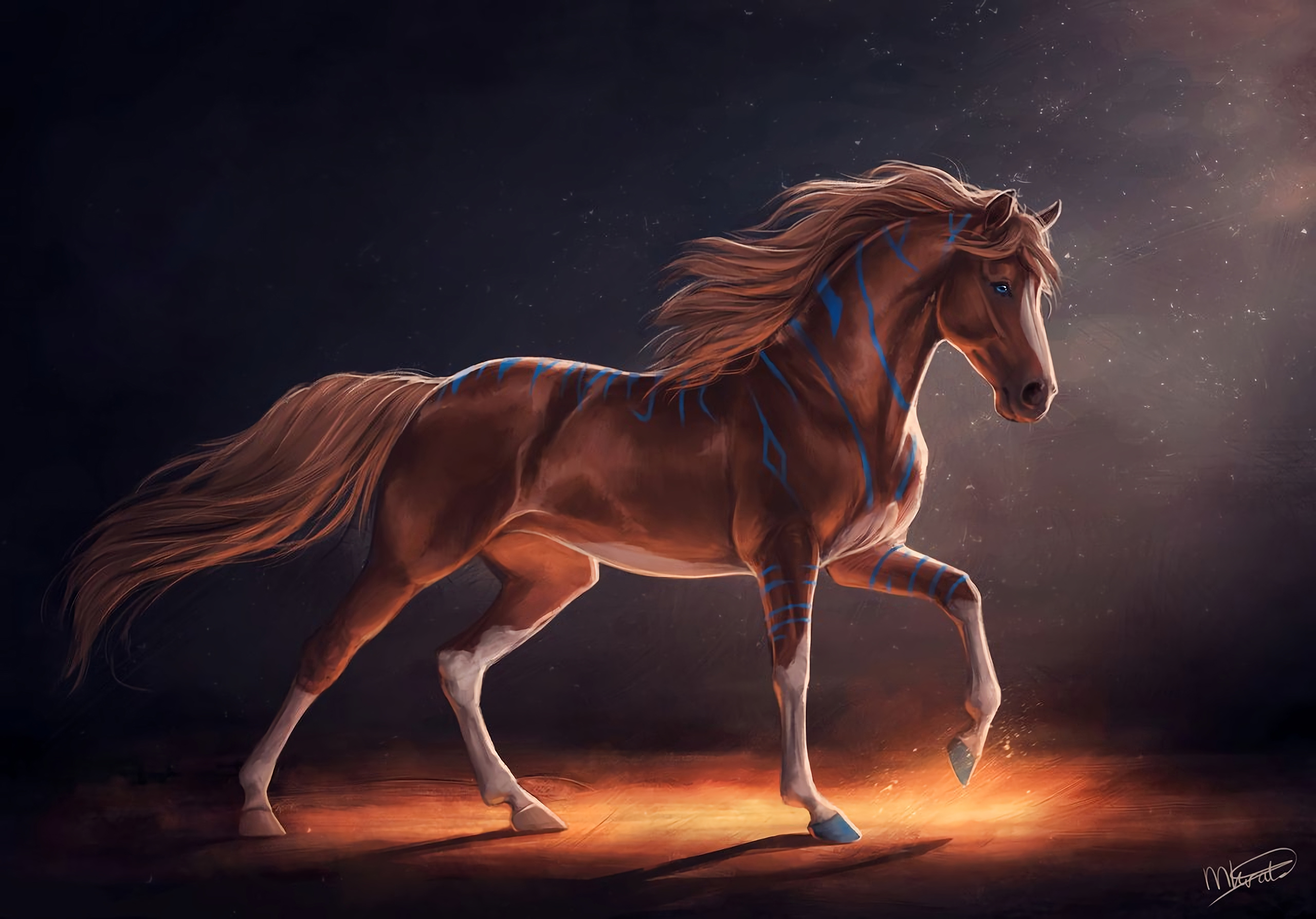 Horse Digital Art, HD Animals, 4k Wallpapers, Images, Backgrounds