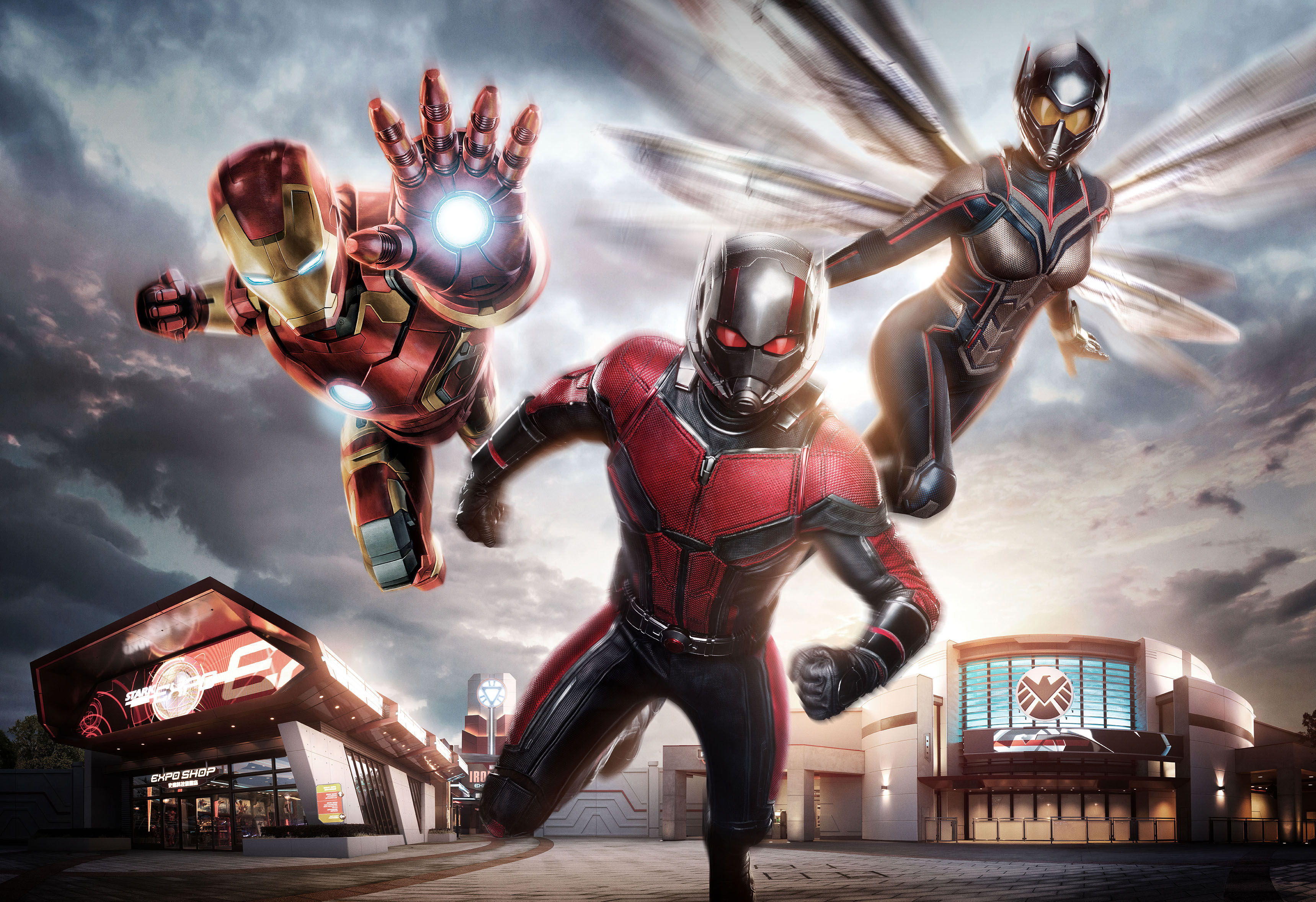 Iron Man Ant Man Wasp 4k, HD Superheroes, 4k Wallpapers, Images