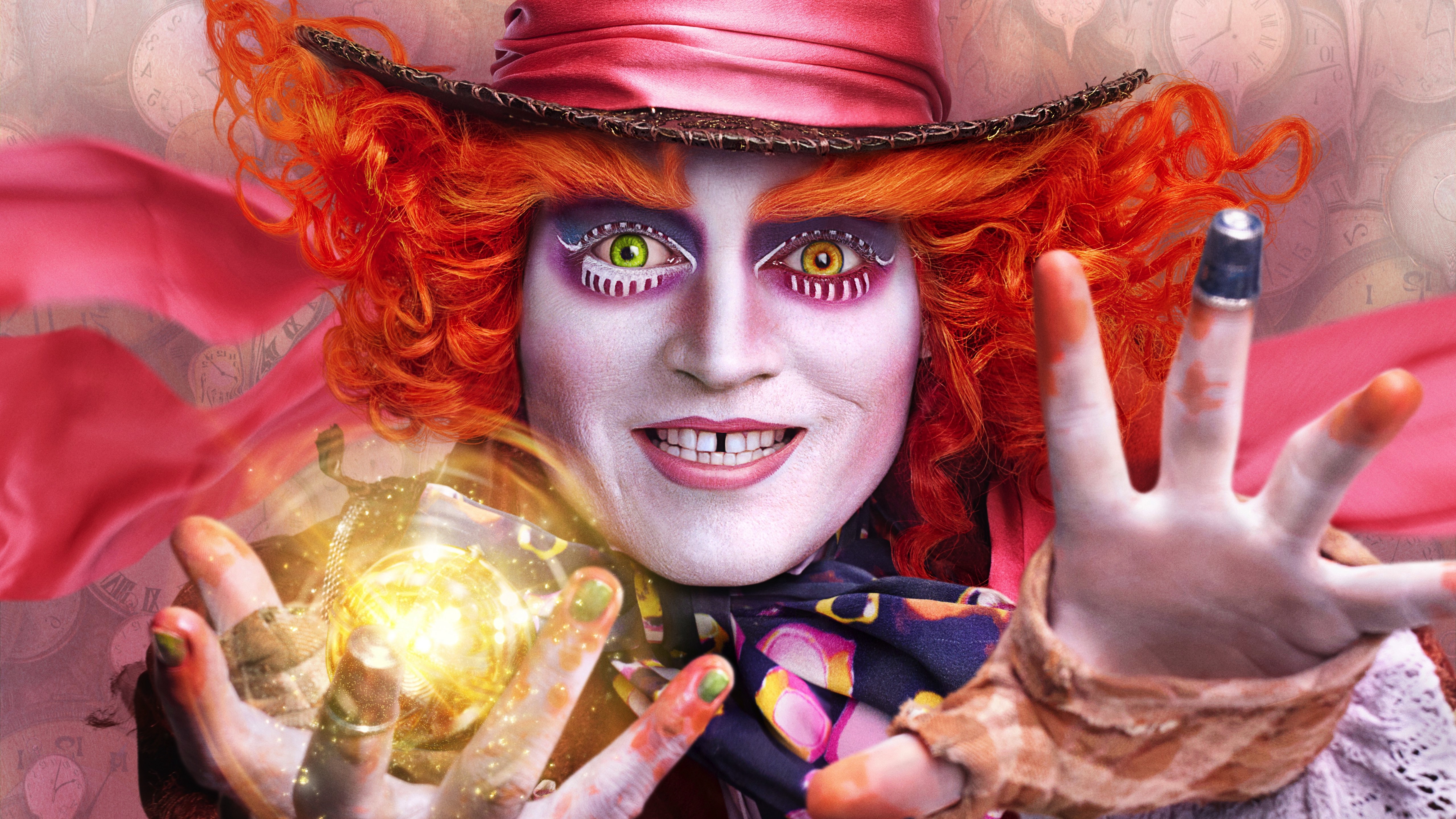 Johnny Depp Alice Through The Looking Glass Wallpapers Hd Wallpapers