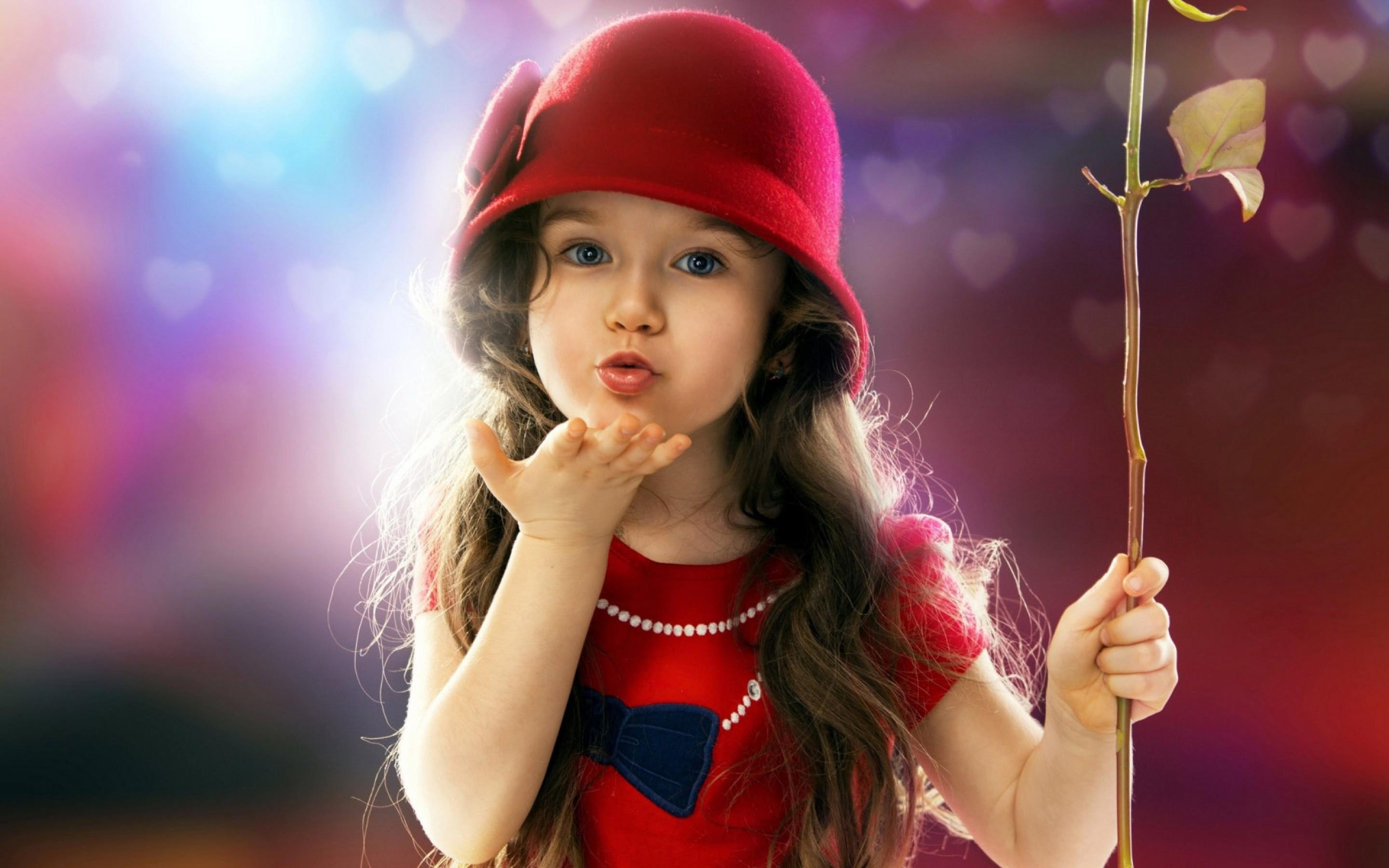 Image result for blowing kiss from little girl