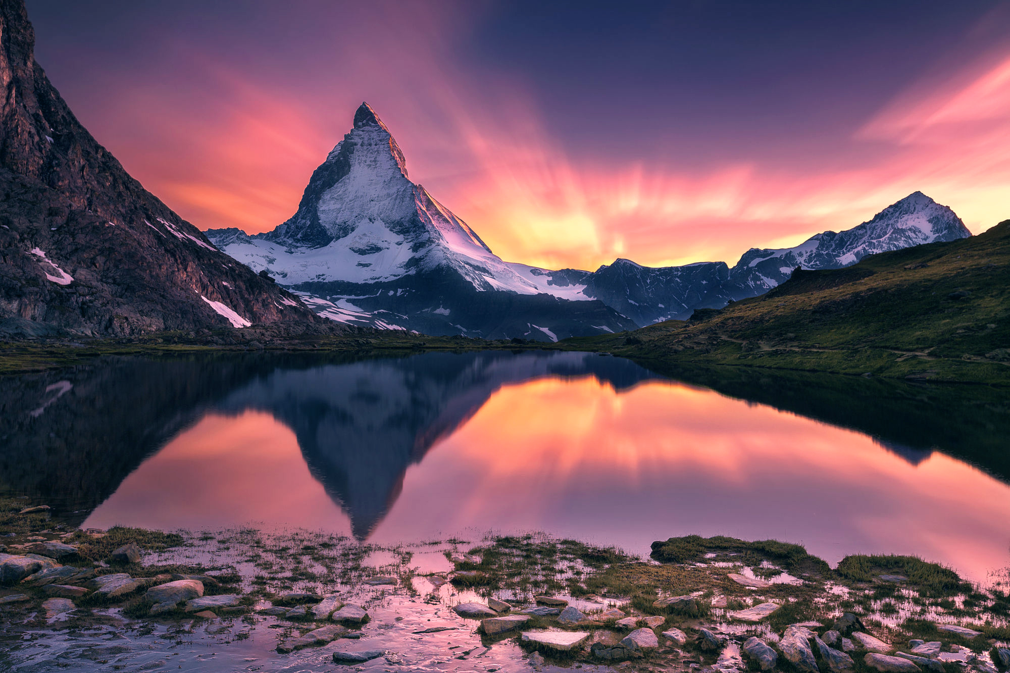 Matterhorn Mountains Hd Nature 4k Wallpapers Images Backgrounds
