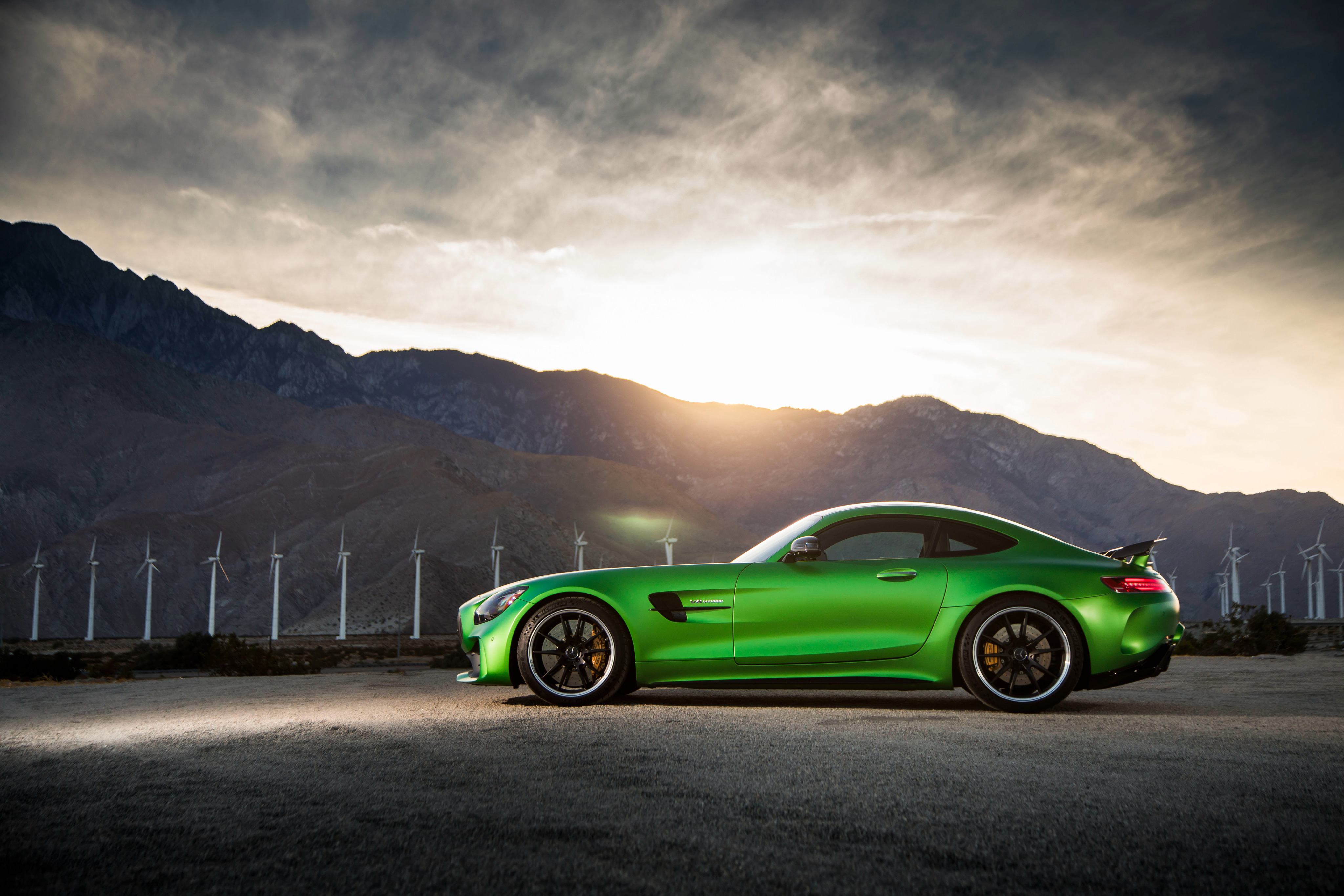 Mercedes Amg Gt R Side View, HD Cars, 4k Wallpapers
