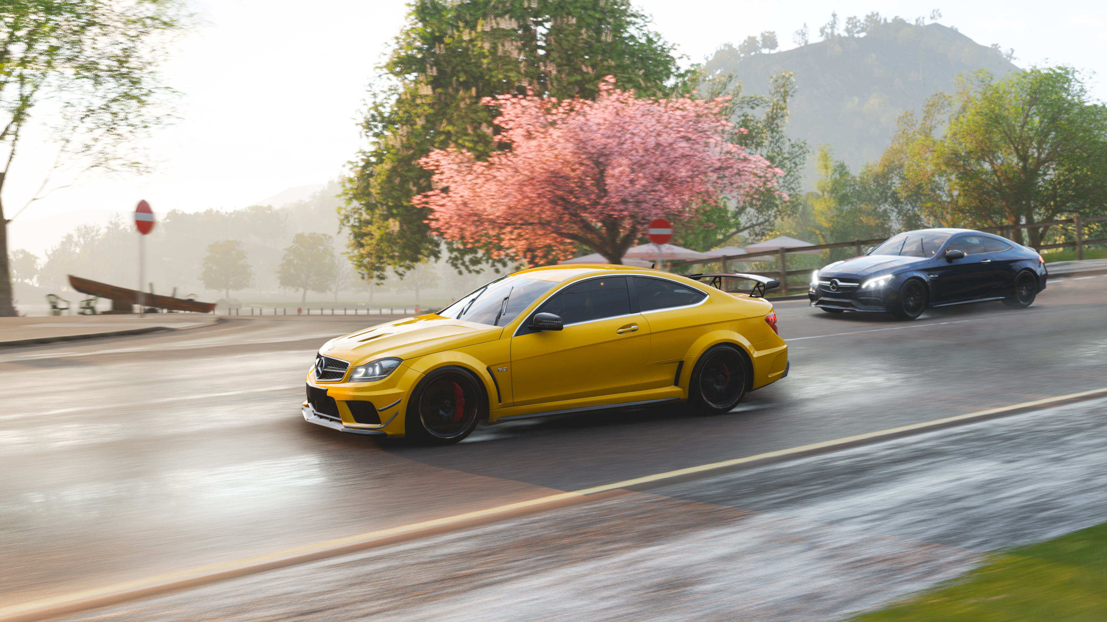 Mercedes Benz C63 AMG Coupe In Forza Horizon 4 4k, HD