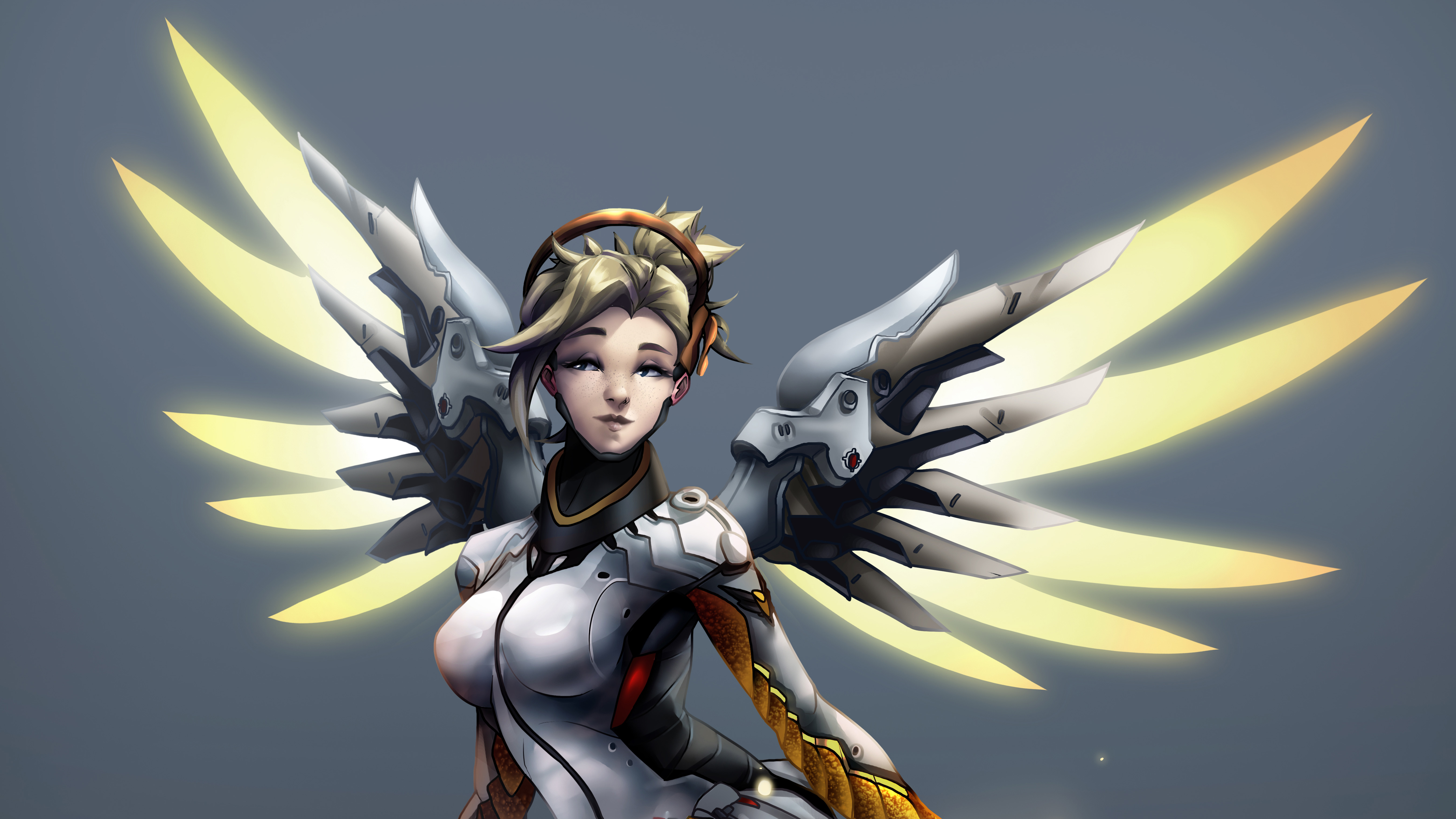 Mercy Overwatch Digital Art 5k, HD Games, 4k Wallpapers, Images