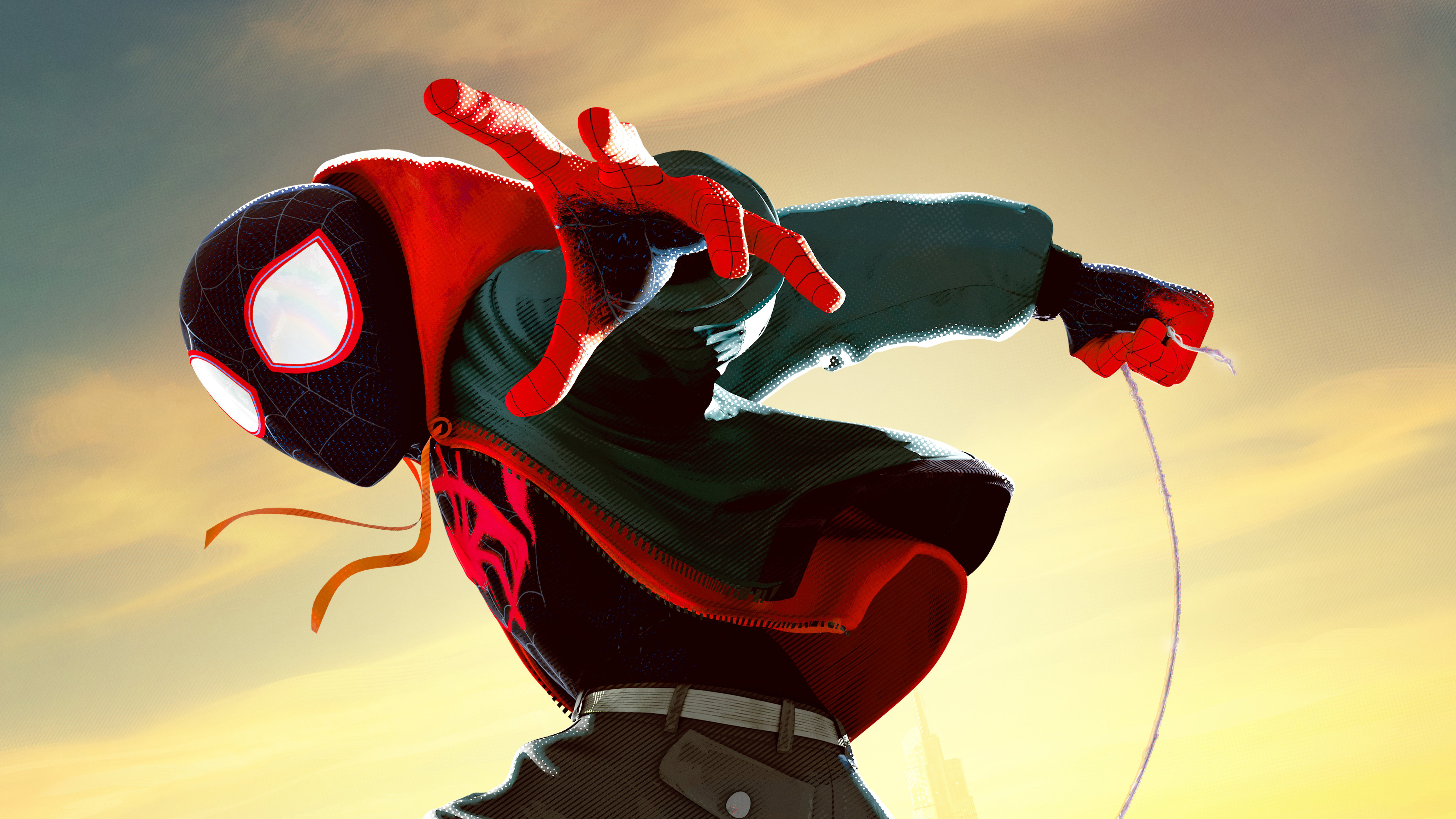 Miles Morales In Spider Man Into The Spider Verse Movie K Hd Movies K Wallpapers Images
