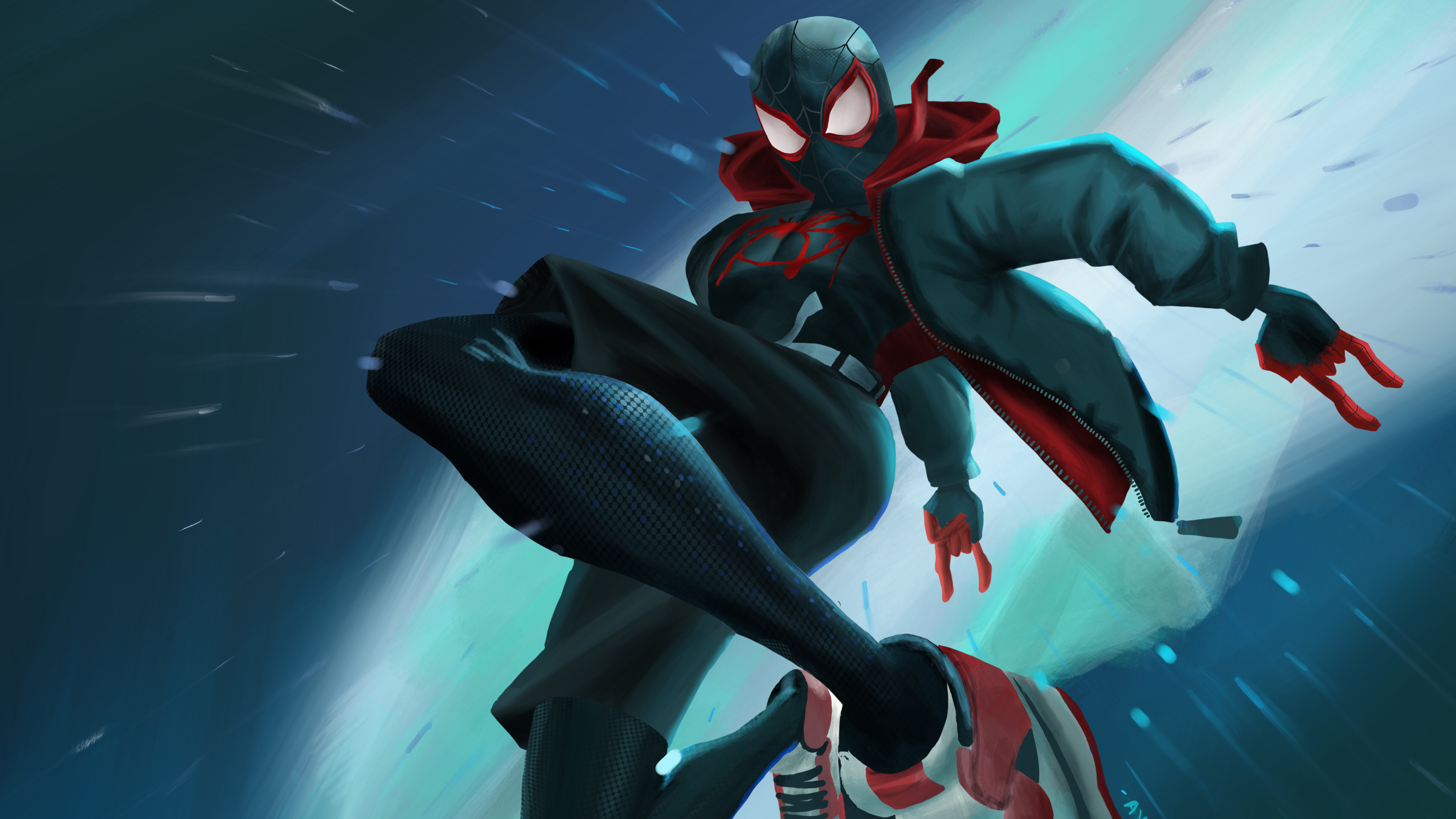Miles Morales Into The Spiderverse, HD Superheroes, 4k Wallpapers ...